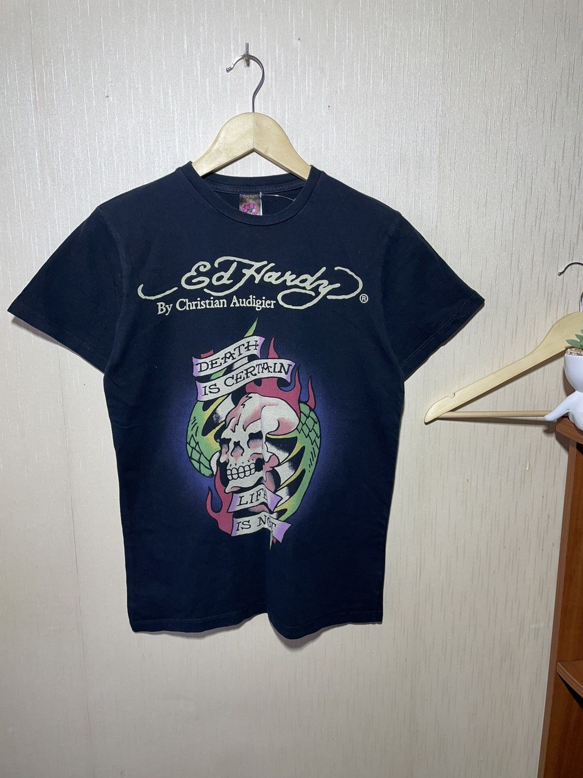Ed Hardy × Japanese Brand × Vintage Ed hardy vintage Japanese T shirt Size US S / EU 44-46 / 1 - 1 Thumbnail