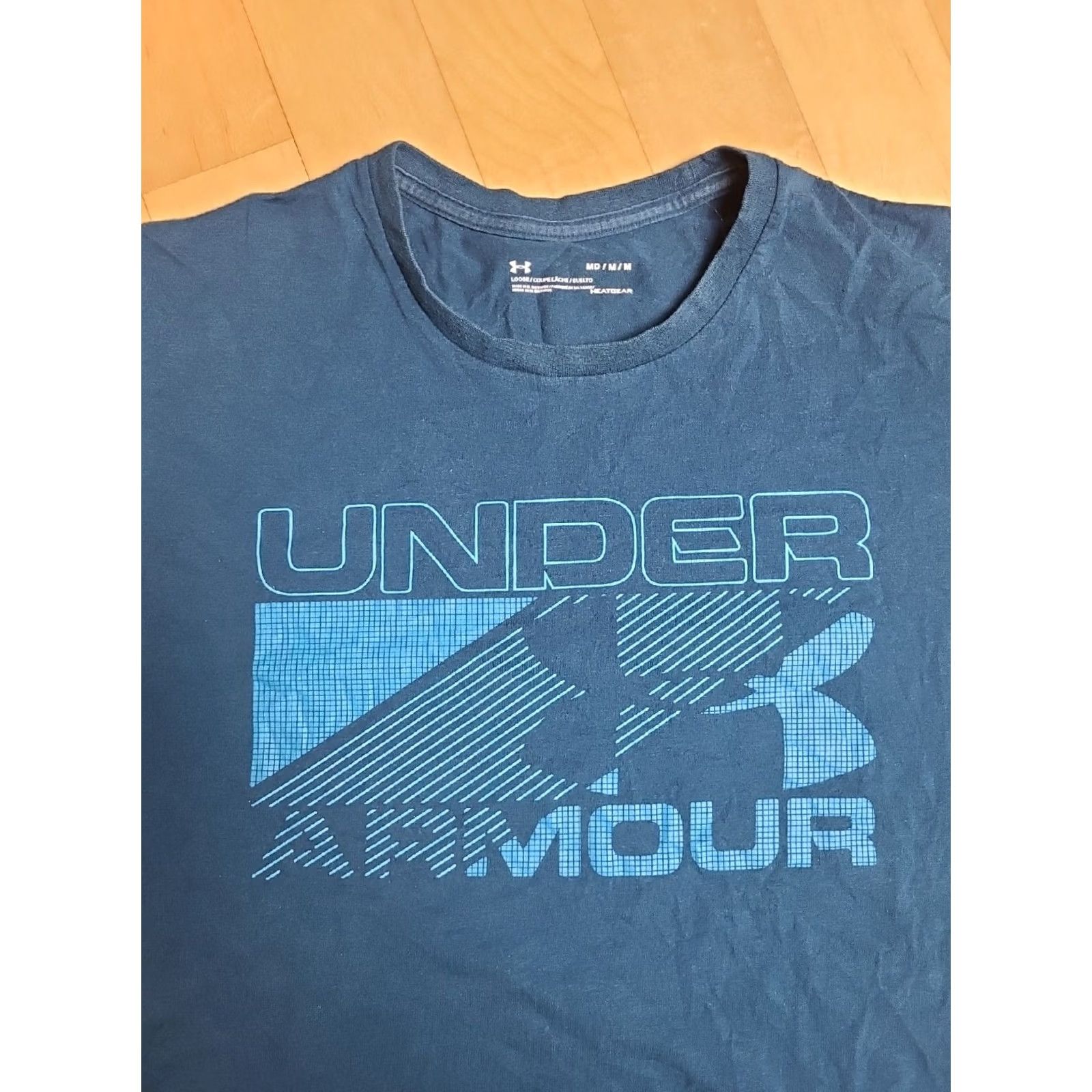 Under Armour Under Armour Loose Fit Activewear T-Shirt Adult Medium Blue Mens Size US M / EU 48-50 / 2 - 2 Thumbnail