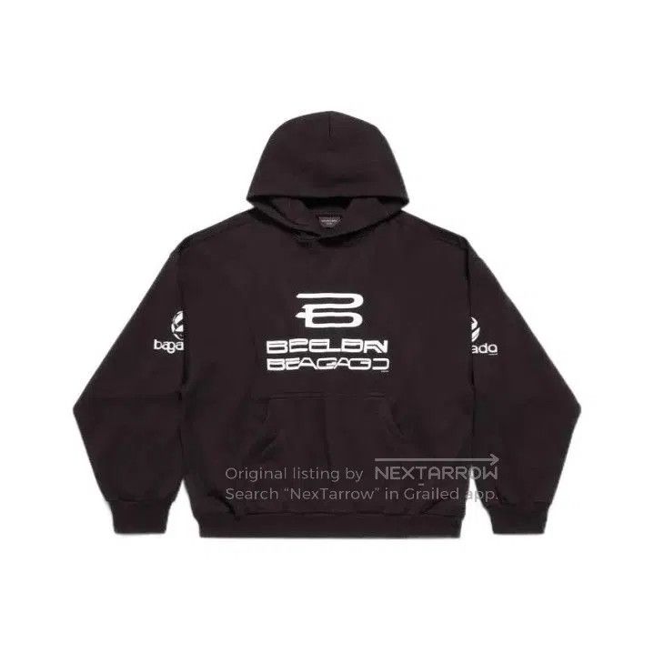Balenciaga Balenciaga Black Logo Print Hoodie for Men and Women. Size US S / EU 44-46 / 1 - 2 Thumbnail