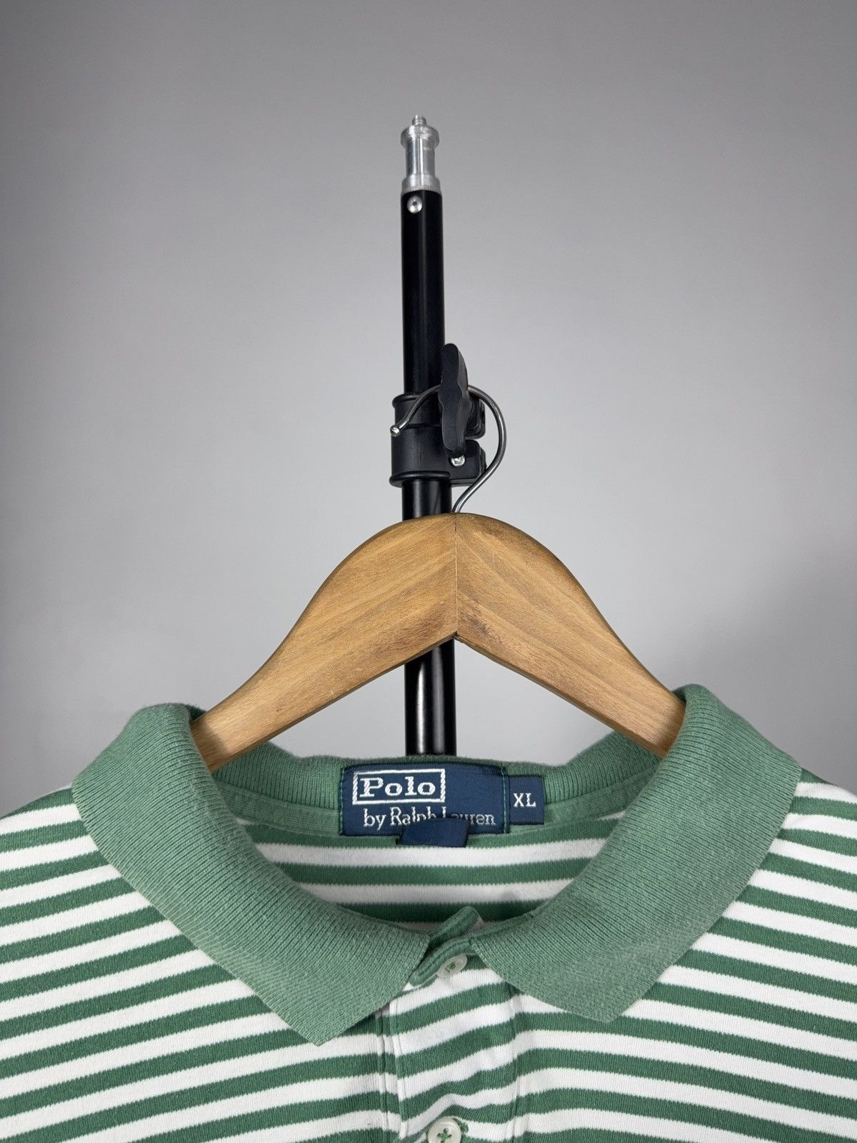 Polo Ralph Lauren Vintage 90s Retro Polo Ralph Lauren Striped Pony Polo Shirt Size US XL / EU 56 / 4 - 4 Thumbnail