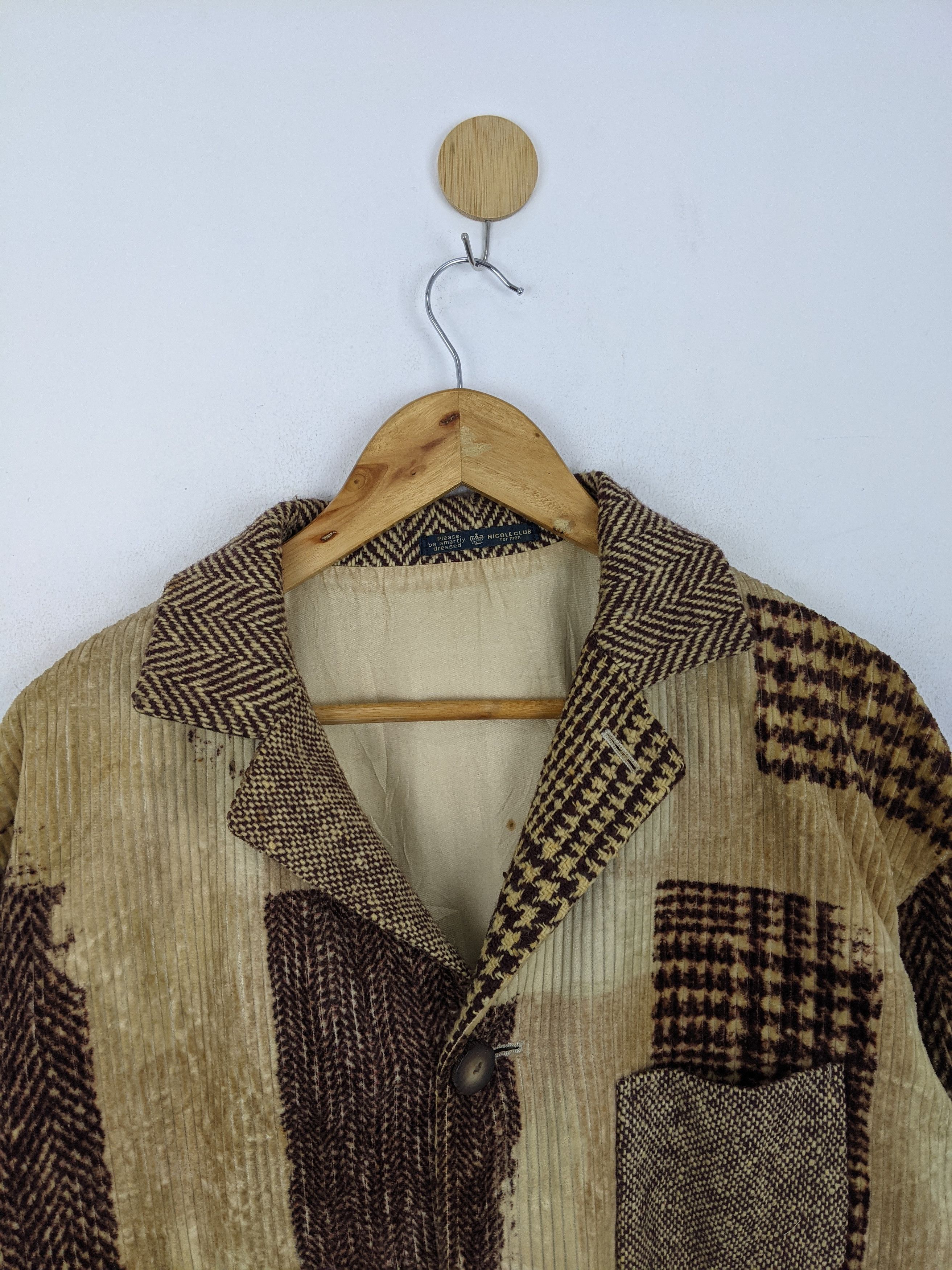 Designer Vintage Nicole Club By Kagumi Sasaki Corduroy Jacket MJ0145 Size US L / EU 52-54 / 3 - 3 Thumbnail