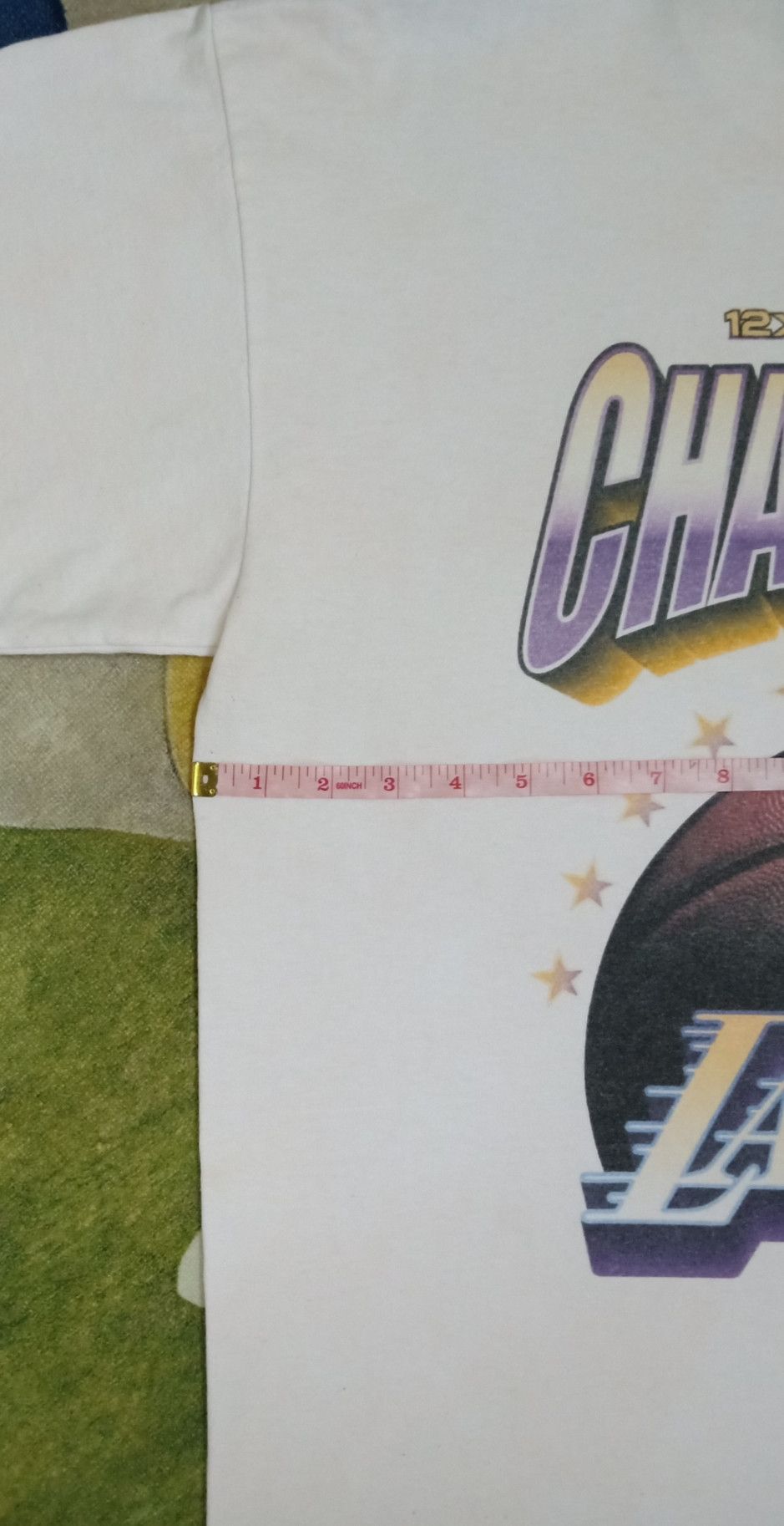 NBA × Pro Player Vintage 90s LA Lakers 12x NBA World Champions T-shirt Size US L / EU 52-54 / 3 - 20 Thumbnail