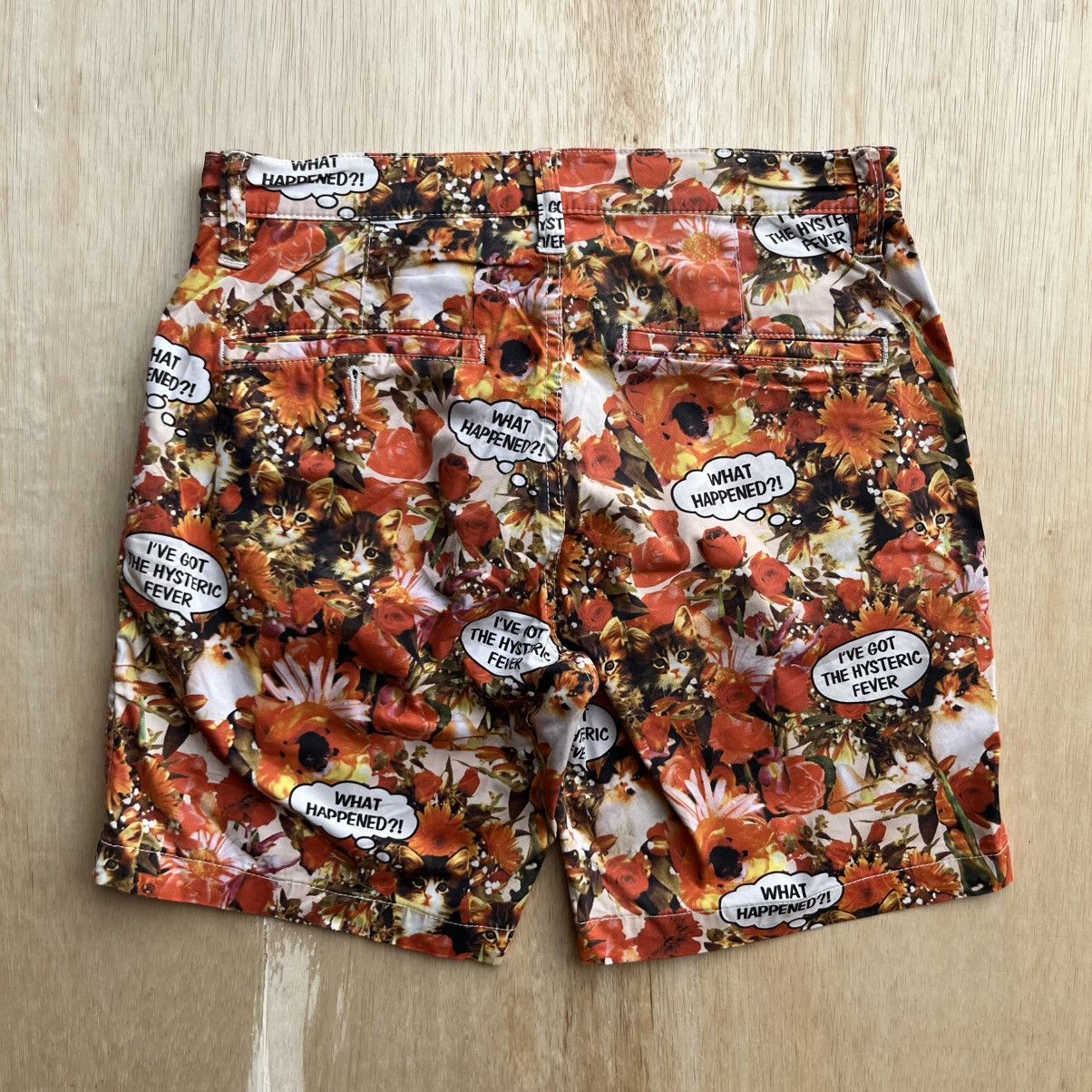 Hysteric Glamour HYSTERIC GLAMOUR JAPANESE BRAND CAT ON THE FLOWER GARDEN Size US 30 / EU 46 - 5 Thumbnail