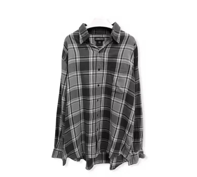 Vintage Land Ends Plaid Tartan Flannel Shirt 👕 Size US L / EU 52-54 / 3 - 1 Thumbnail