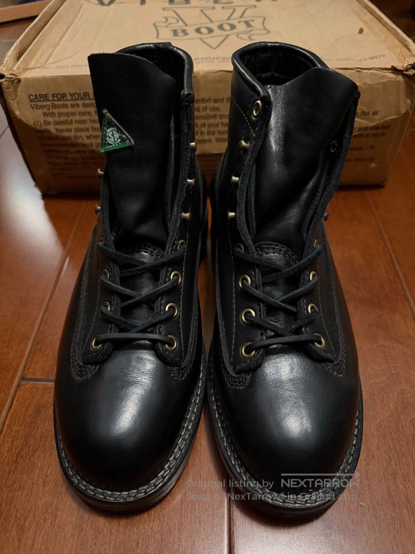 VIBERG Black Work Hiking Boots.