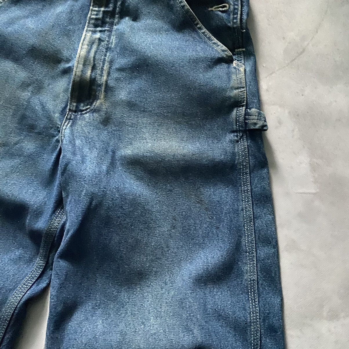 Carhartt × Vintage Grail Vintage Carhartt Faded Painted Overall Y2K Size US 30 / EU 46 - 5 Thumbnail