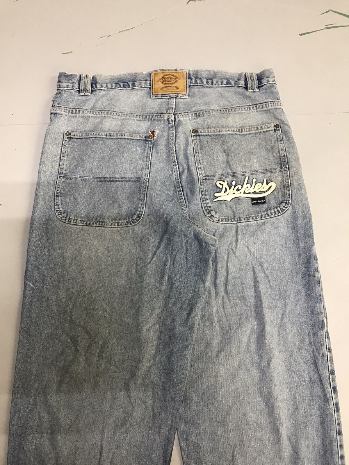 Dickies Vintage dickies big daddy damaged denim Size US 40 / EU 56 - 14 Thumbnail
