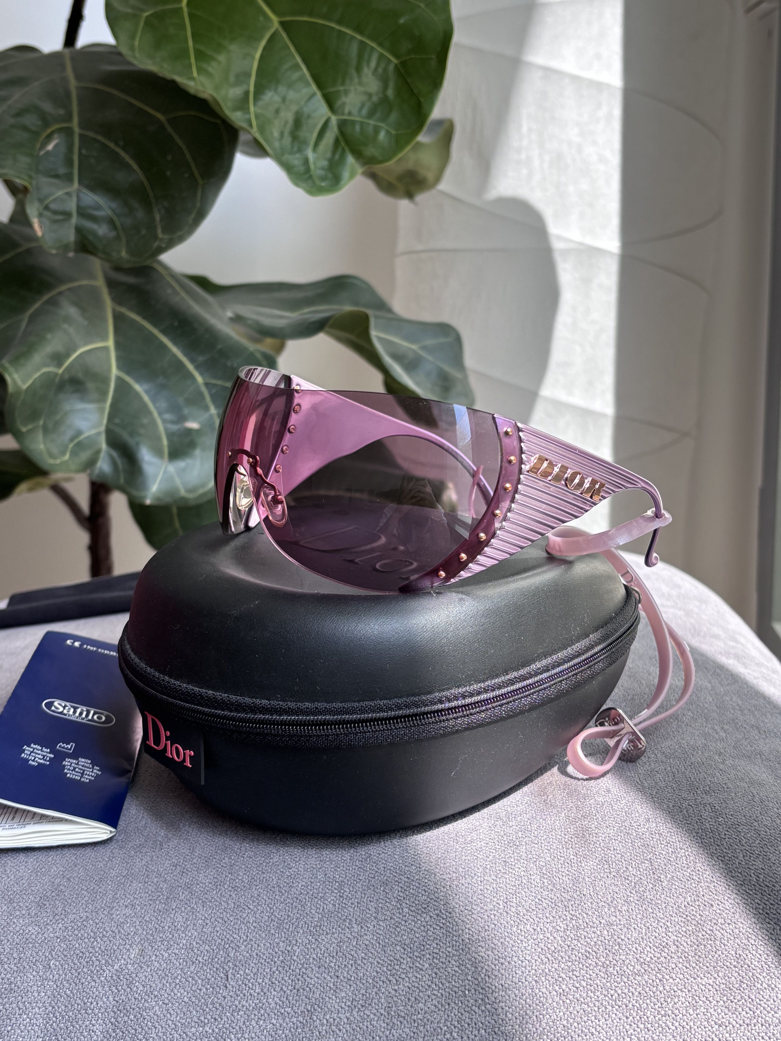Dior Christian Dior Sunglasses Bike 1 Ski 90s Mask Sport Vintage Size ONE SIZE - 3 Thumbnail