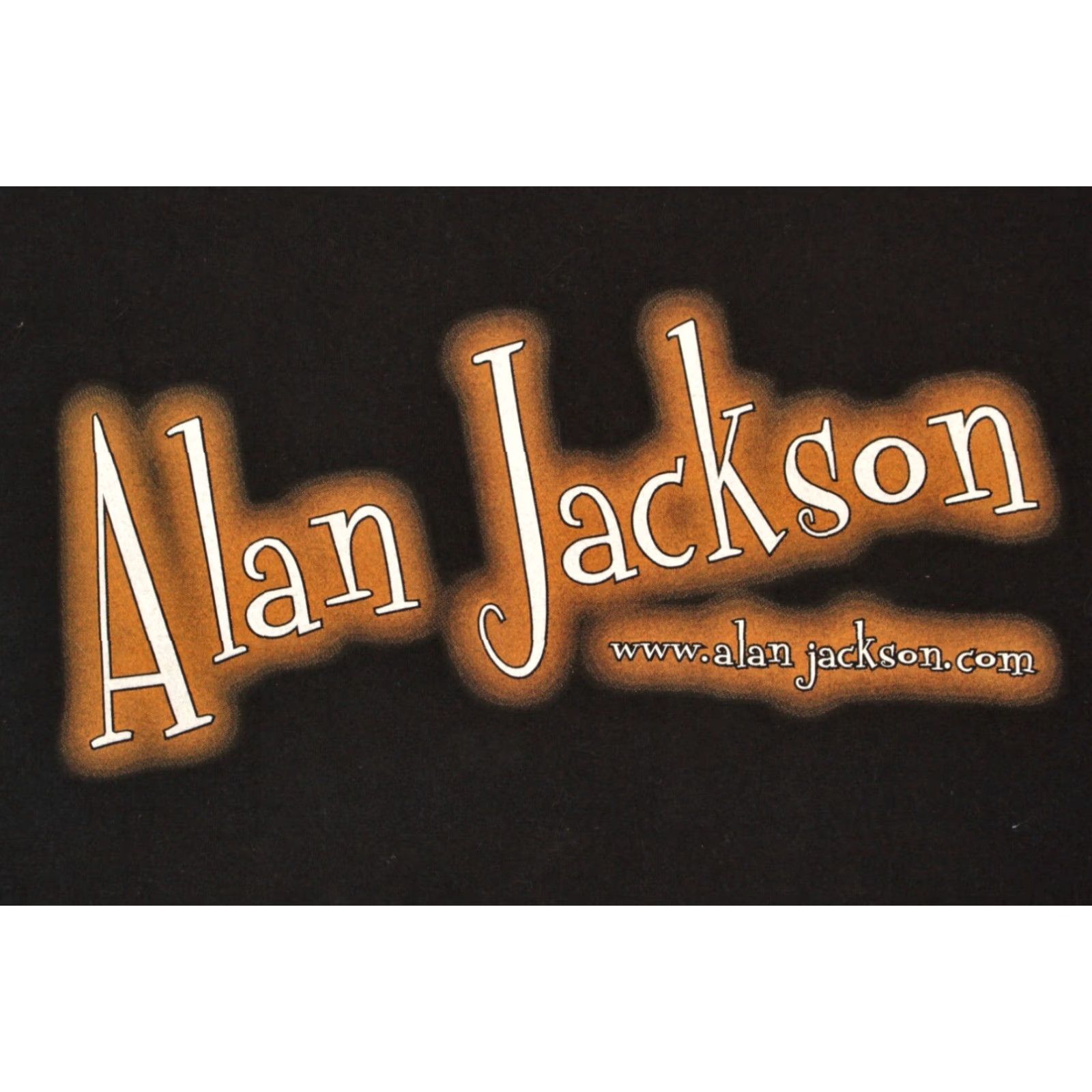 Vintage Men's Alan Jackson TShirt VTG 2000s L Black Cotton Graphic Tee M&O Size L Mens Size US L / EU 52-54 / 3 - 4 Thumbnail