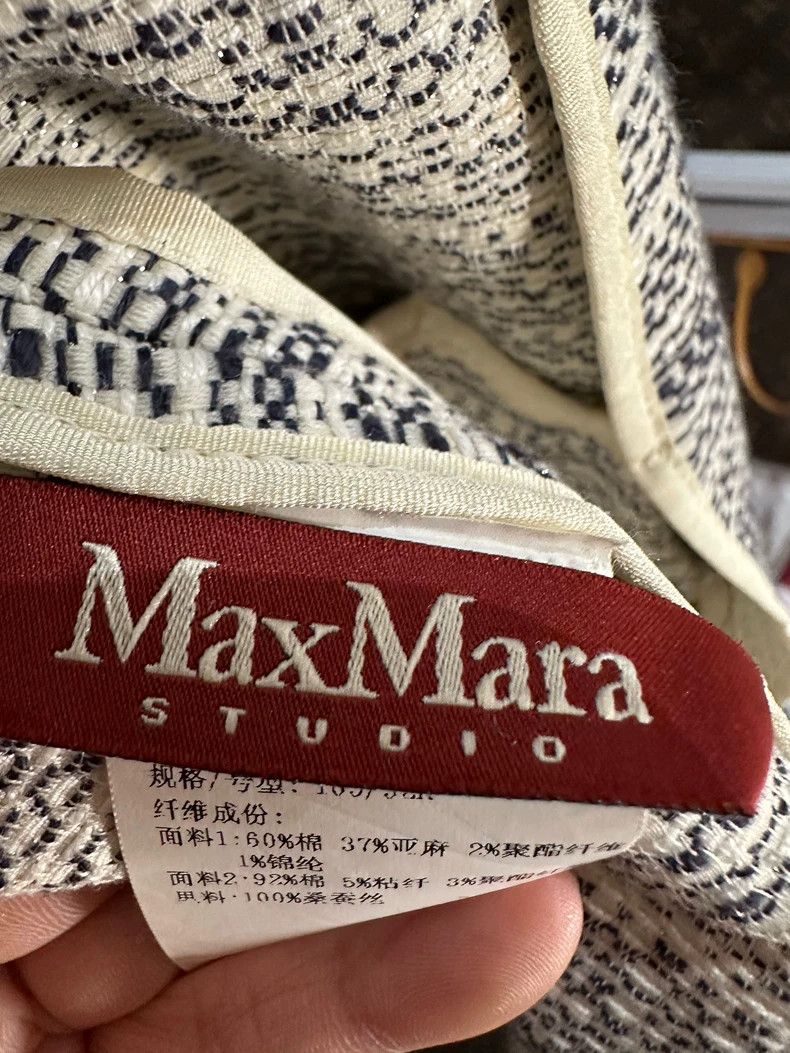 Max Mara Max Mara Off-white mid-length coat Size M / US 6-8 / IT 42-44 - 3 Thumbnail