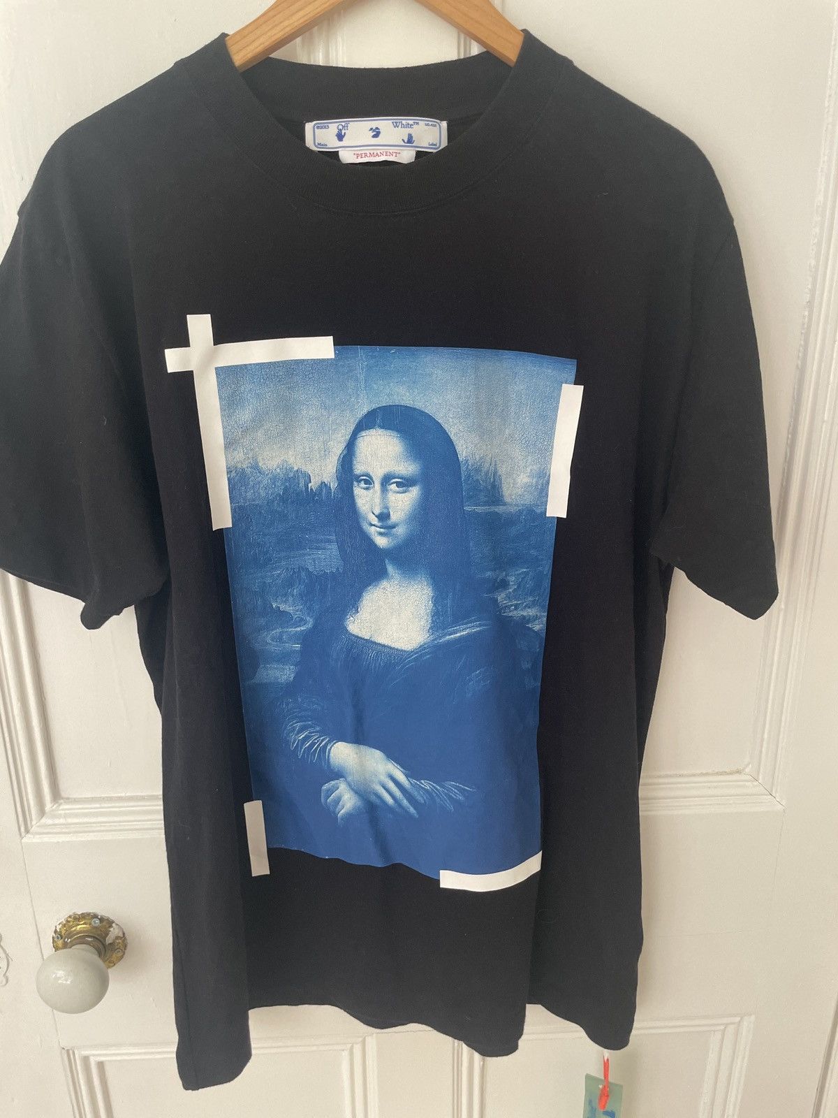 Off White Mona Lisa Black Tee