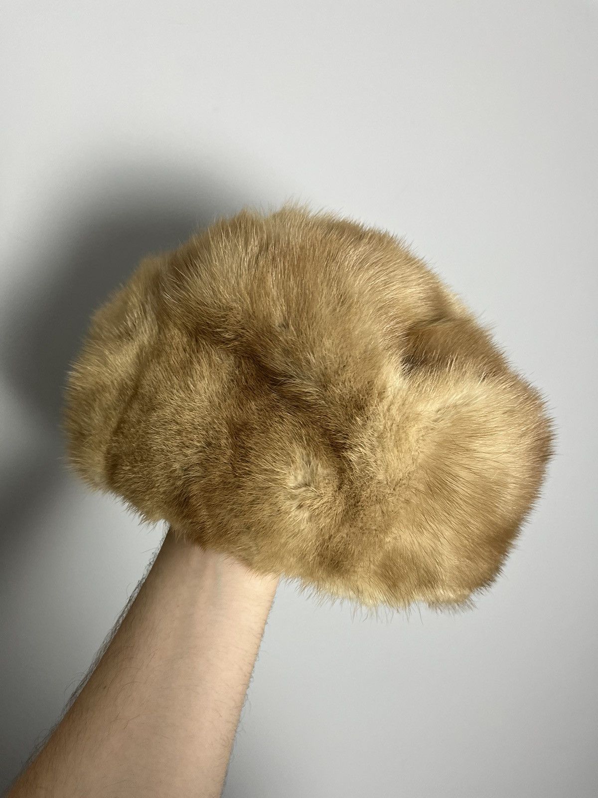 Japanese Brand × Vintage Vintage real fur hat y2k winter Size ONE SIZE - 3 Thumbnail