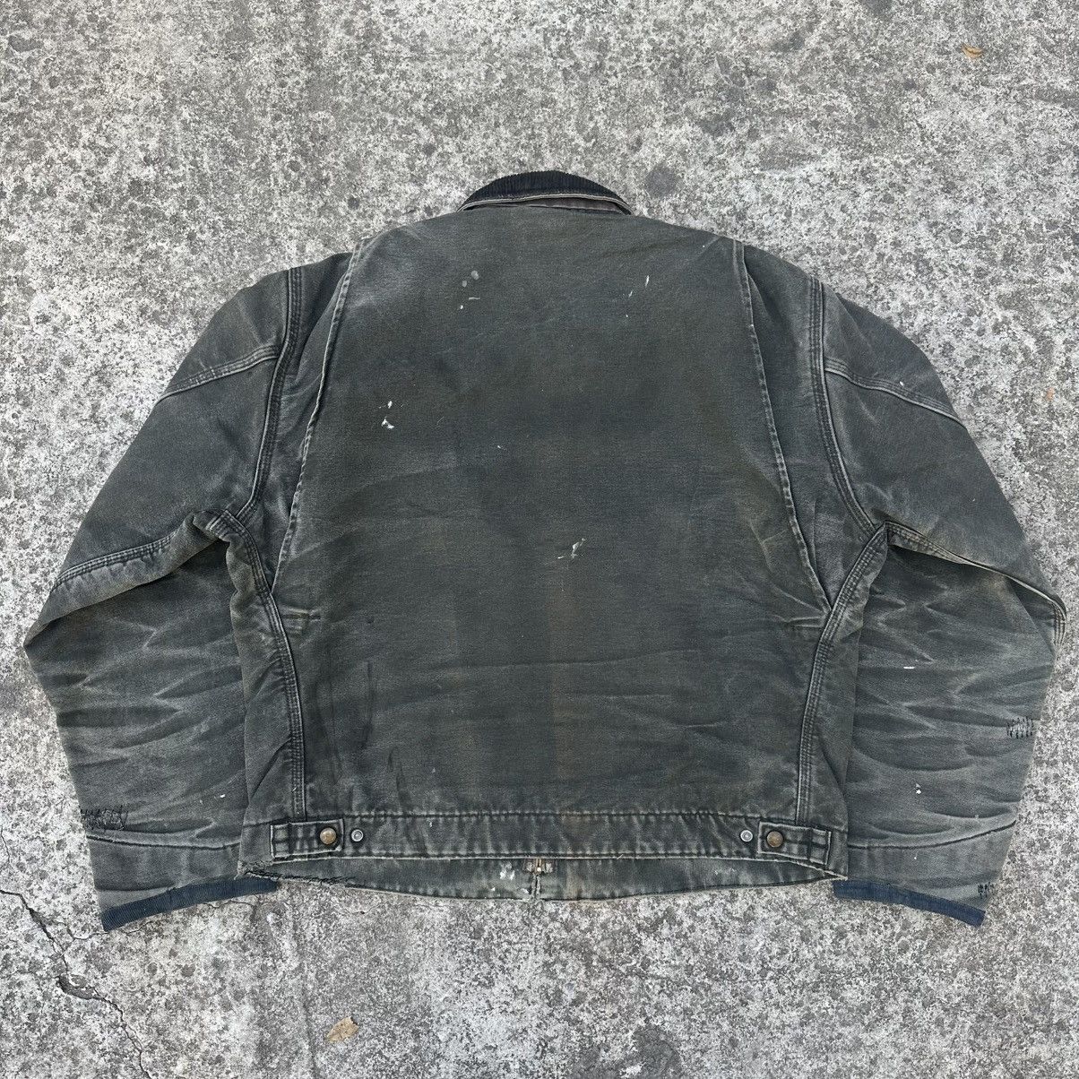 Carhartt Crazy Vintage 00s Faded Carhartt Detroit Jacket J97 MOS Size US L / EU 52-54 / 3 - 19 Thumbnail