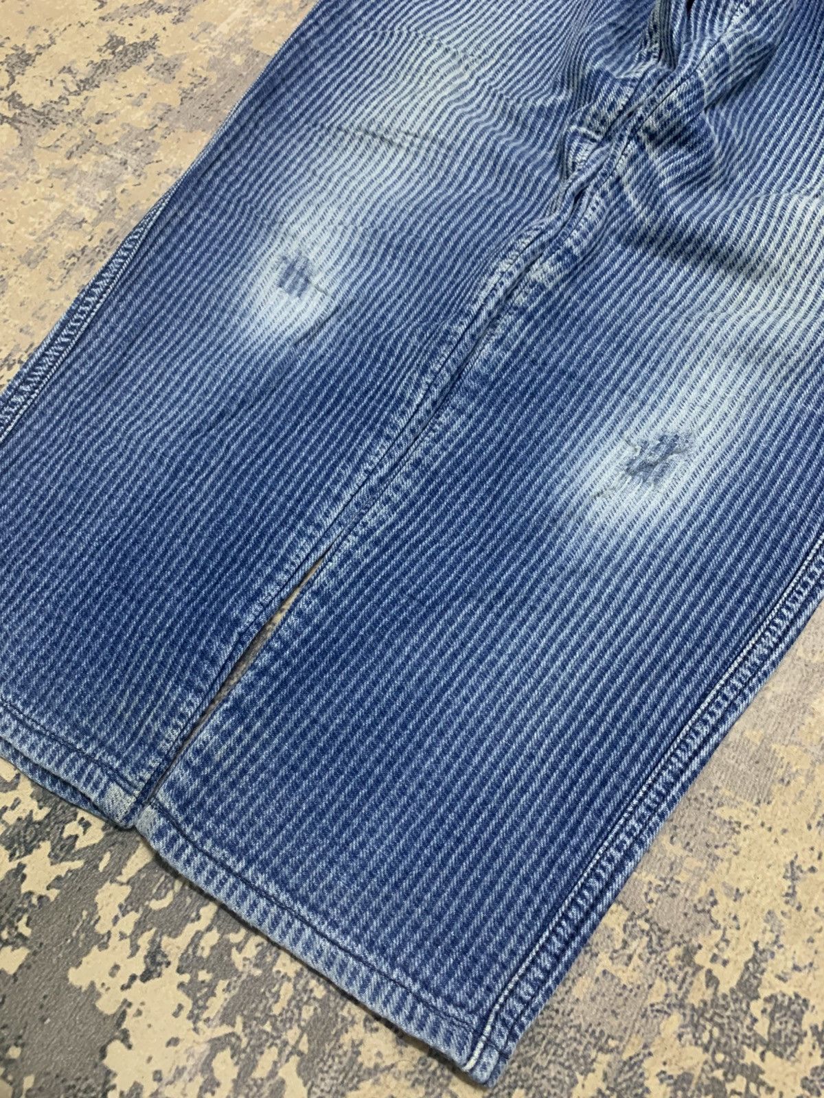 Vintage Wrangler Hickory Stripe Work Pants Vintage Streetwear Size US 27 - 4 Thumbnail
