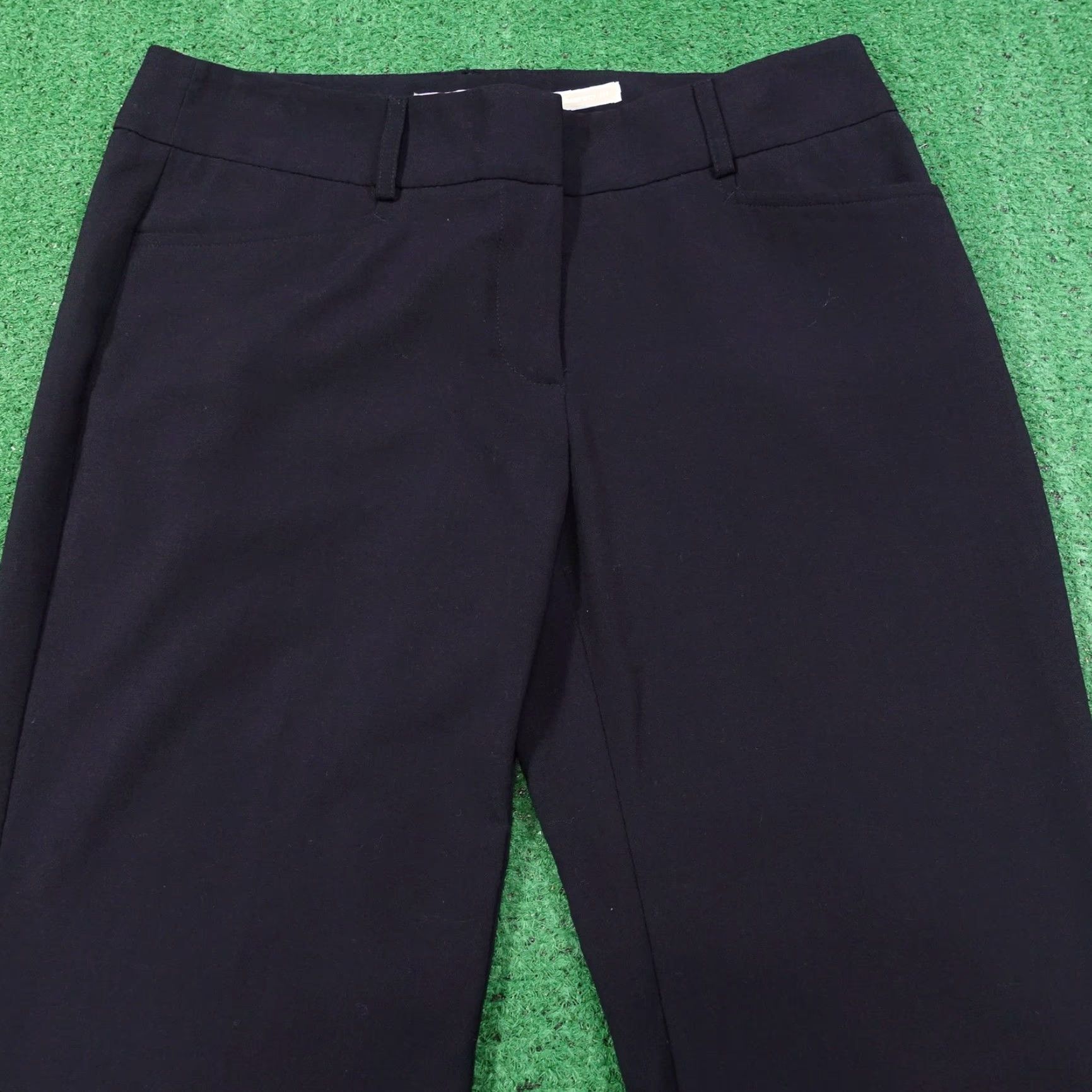 Michael Kors Michael Kors Pants Womens 6 Blue Gramercy Fit Stretch Flare Dress Career Office Dress Pants Women 6 Blue Gramercy Fit Stretch Pants Navy Size 28" / US 6 / IT 42 - 2 Thumbnail