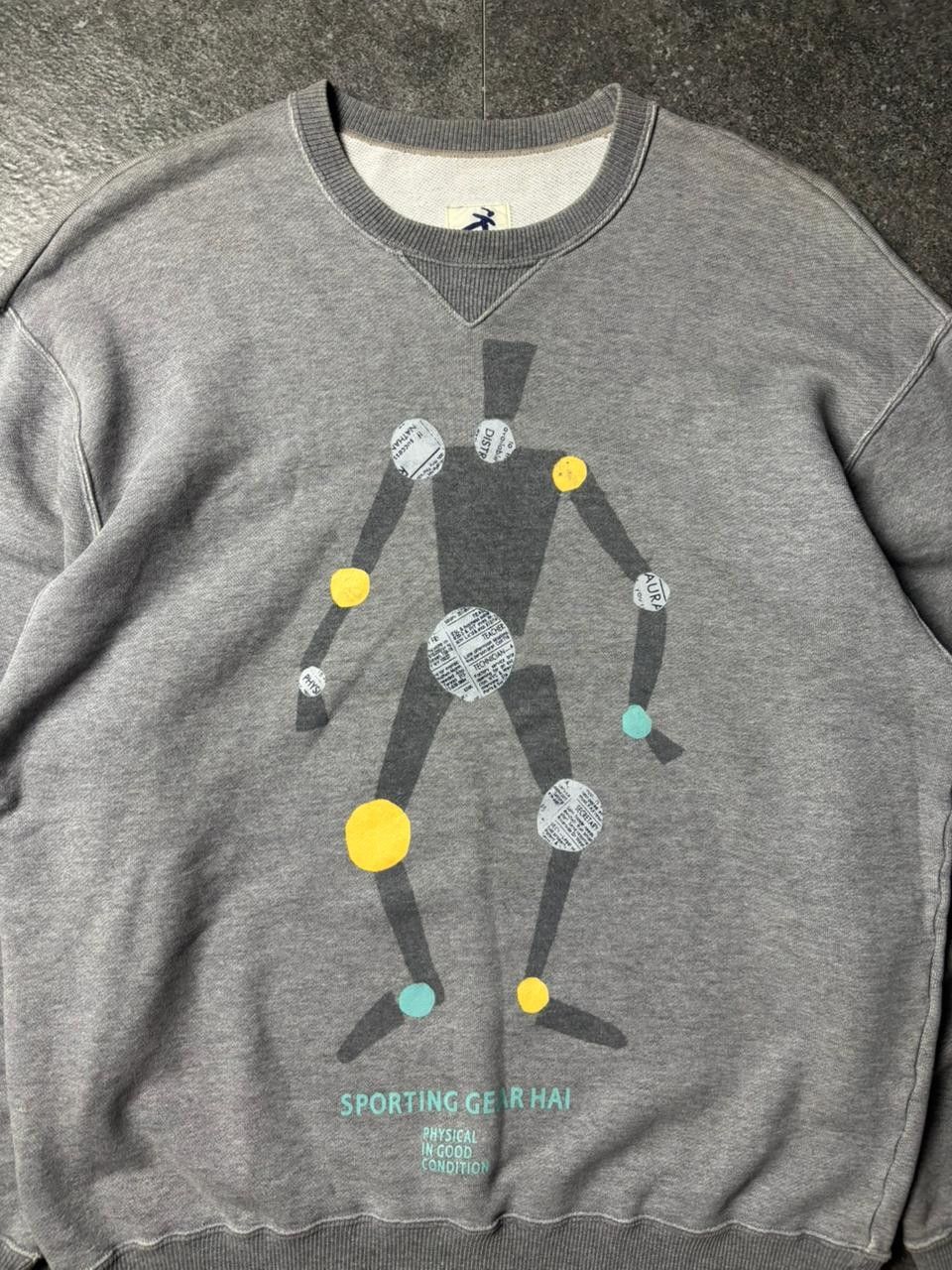 Hai Sporting Gear 1990s Hai Sporting Gear Stickman Sweatshirt Size US L / EU 52-54 / 3 - 2 Thumbnail
