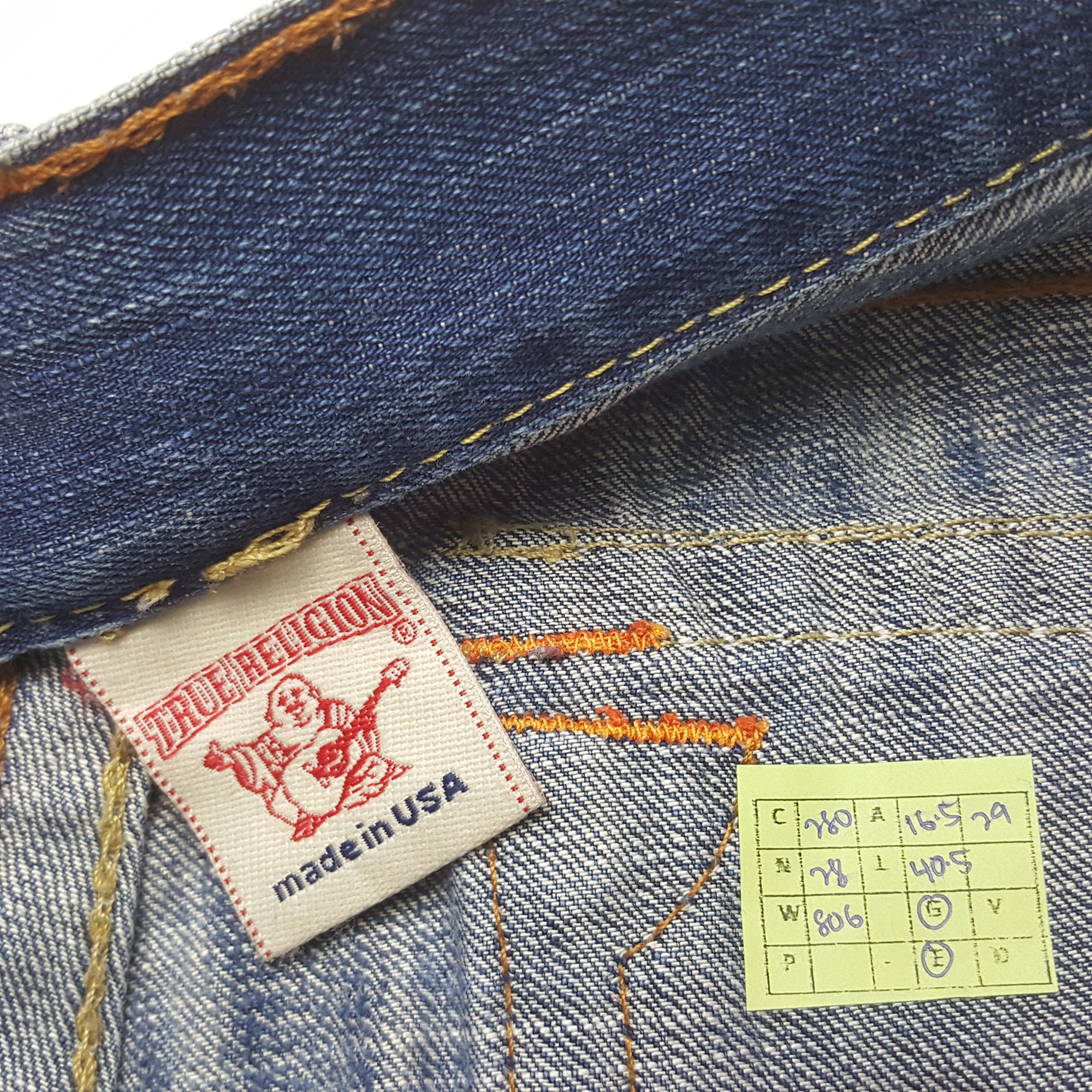 True Religion Vintage True Religion American Denim Jeans C280N28 Size US 33 - 8 Thumbnail