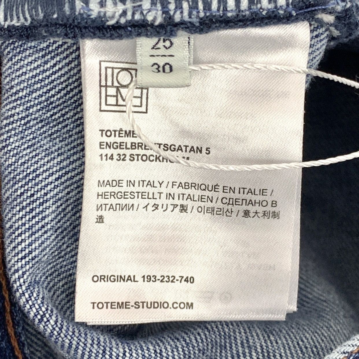 Toteme Toteme Denim Pants Tag Casual Trousers K26WX Size 30" / US 8 / IT 44 - 7 Thumbnail