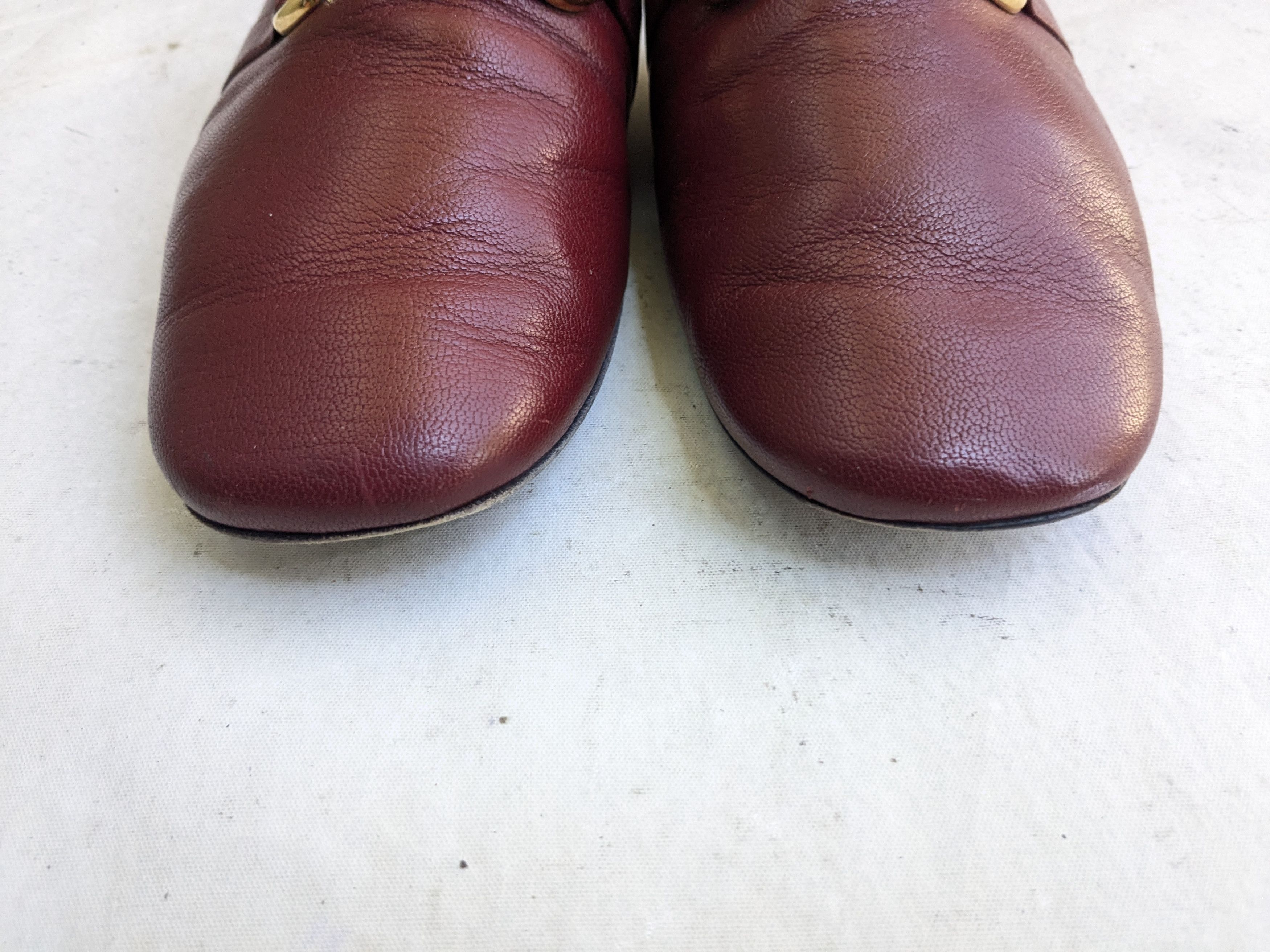 Gucci Gucci Horsebit Loafers Burgundy 8.5 Leather Size US 8.5 / EU 41-42 - 2 Thumbnail