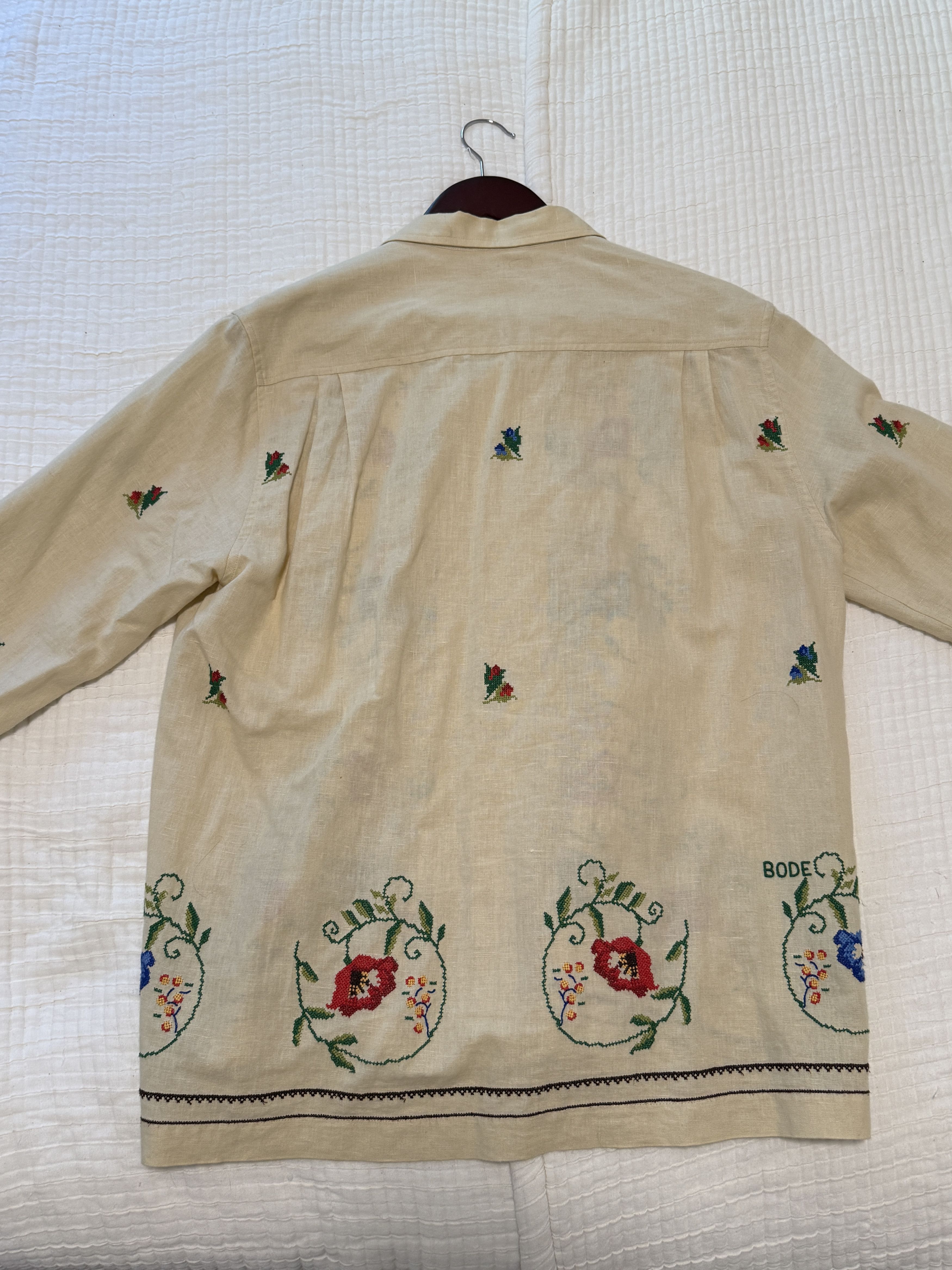 Bode Extremely rare BODE Morning Glory LS Shirt Size M/L Size US M / EU 48-50 / 2 - 3 Thumbnail