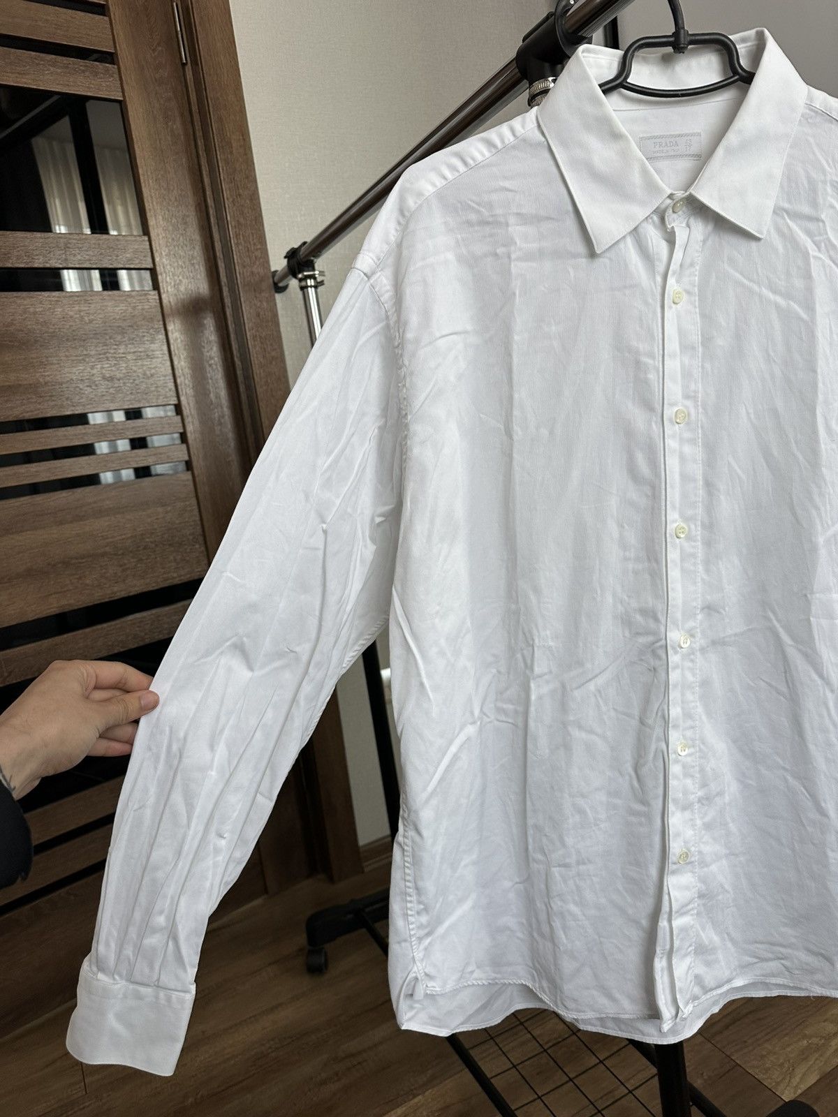 Prada Prada Italy Shirt Button Up Long Sleeve Size US XL / EU 56 / 4 - 7 Thumbnail