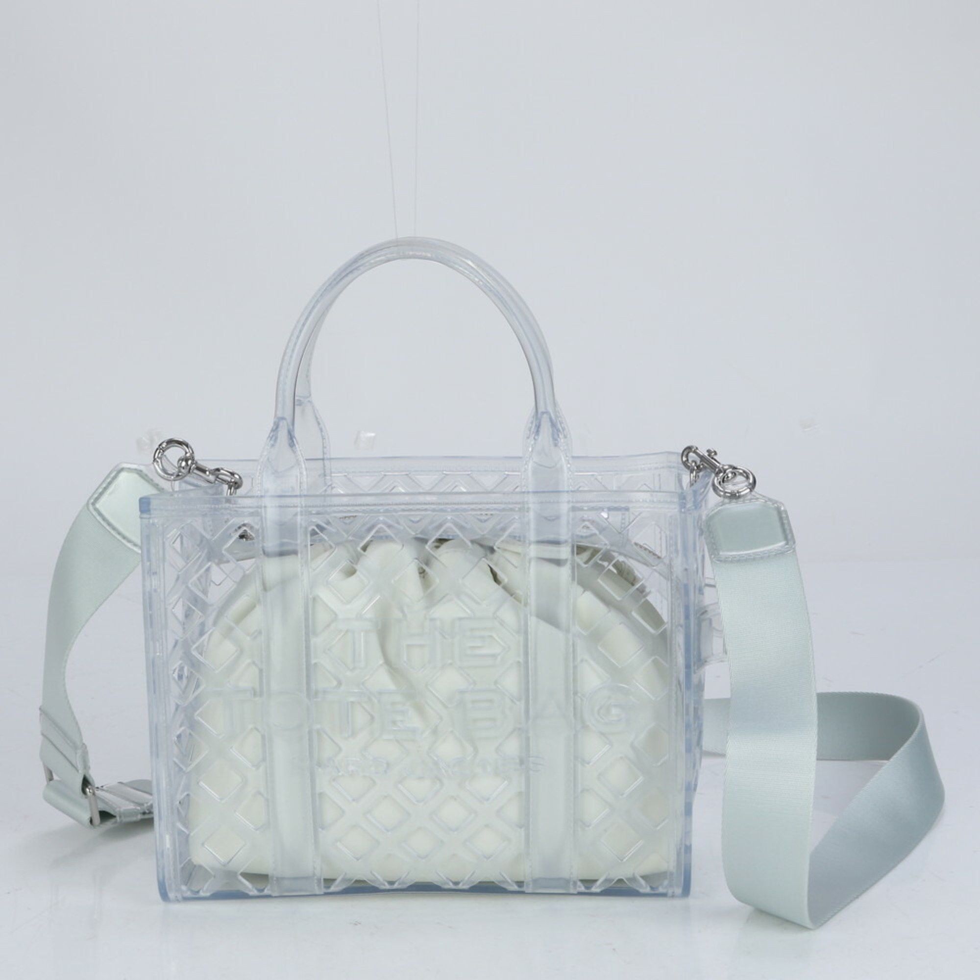 Marc Jacobs Jerry Small Clear Shoulder Bag Handbag For Women in White