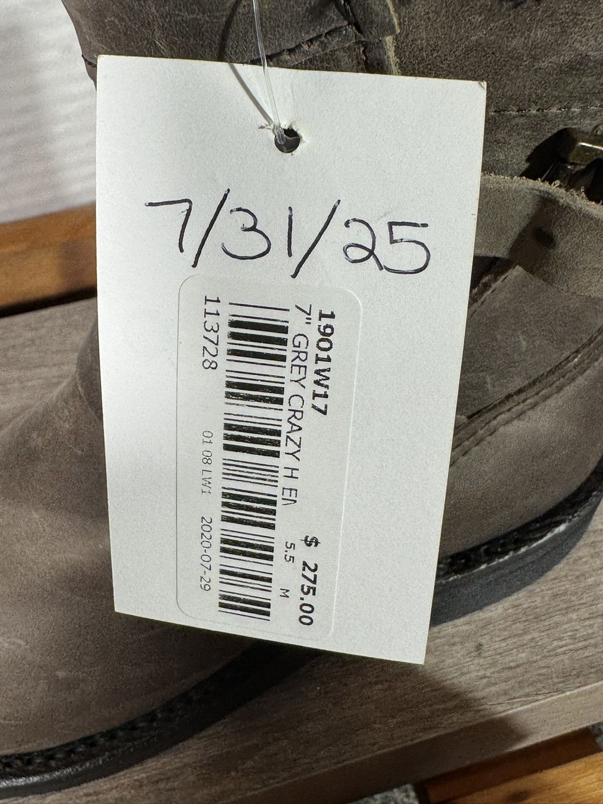 Chippewa Chippewa Raynard 7" Engineer Boots 1901W17 Grey Size 5.5 Size US 5.5 / IT 35.5 - 7 Thumbnail