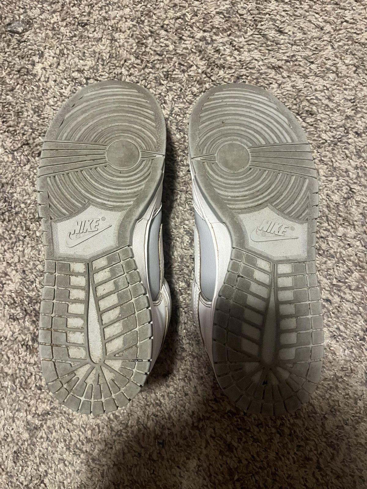 Nike Nike White Grey Dunks Size US 9.5 / EU 42-43 - 5 Thumbnail