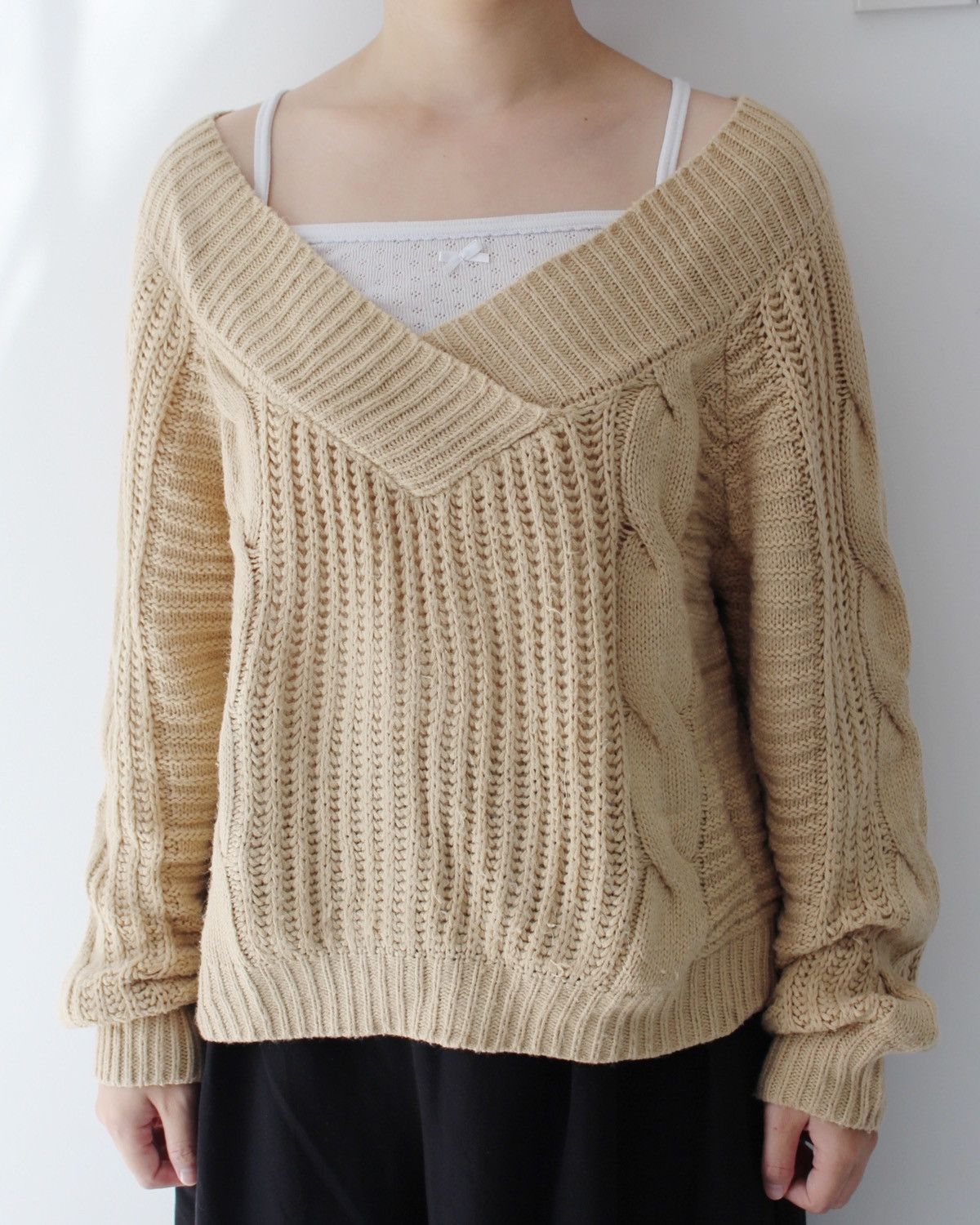 Japanese Brand × Lemaire × Our Legacy 2000S GORGE WOOL KNITWEAR Size ONE SIZE - 2 Thumbnail