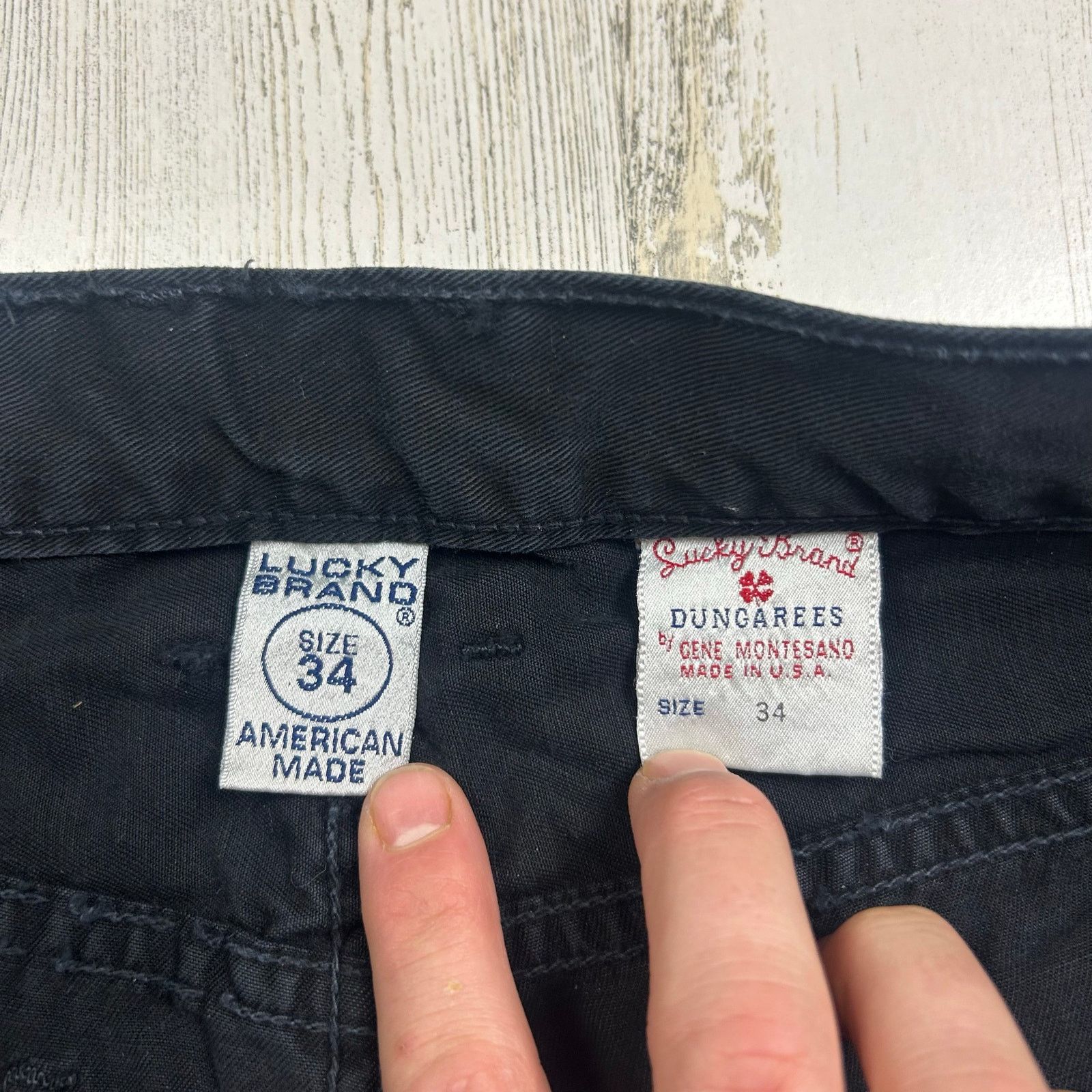 Lucky Brand × Vintage Vintage 80s Lucky Brand Dungarees Jeans Size US 34 / EU 50 - 5 Thumbnail