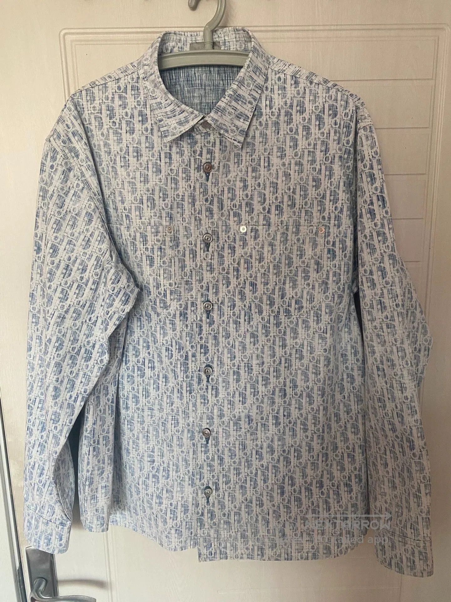 Dior dior printed long sleeve shirt size 42. Size US XS / EU 42 / 0 - 1 Thumbnail