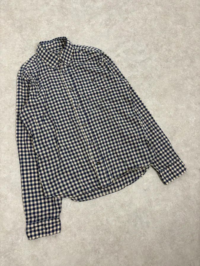 Prada 2000s Prada Blue & White Checkered Shirt Size US M / EU 48-50 / 2 - 4 Thumbnail