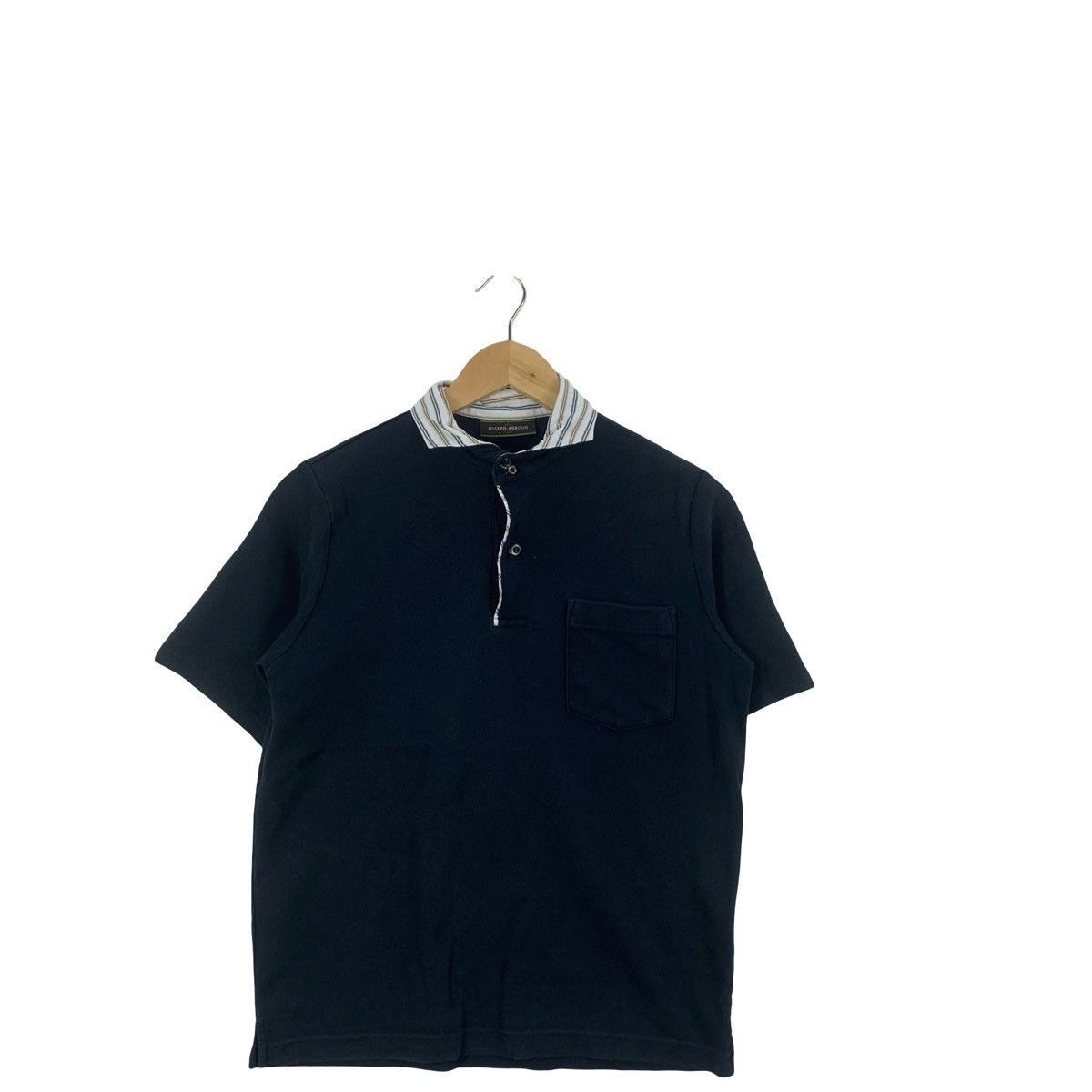 Joseph Abboud JOSEPH ABBOUD Stripe Collar Design Tee Shirt Top Polo Size US L / EU 52-54 / 3 - 4 Thumbnail