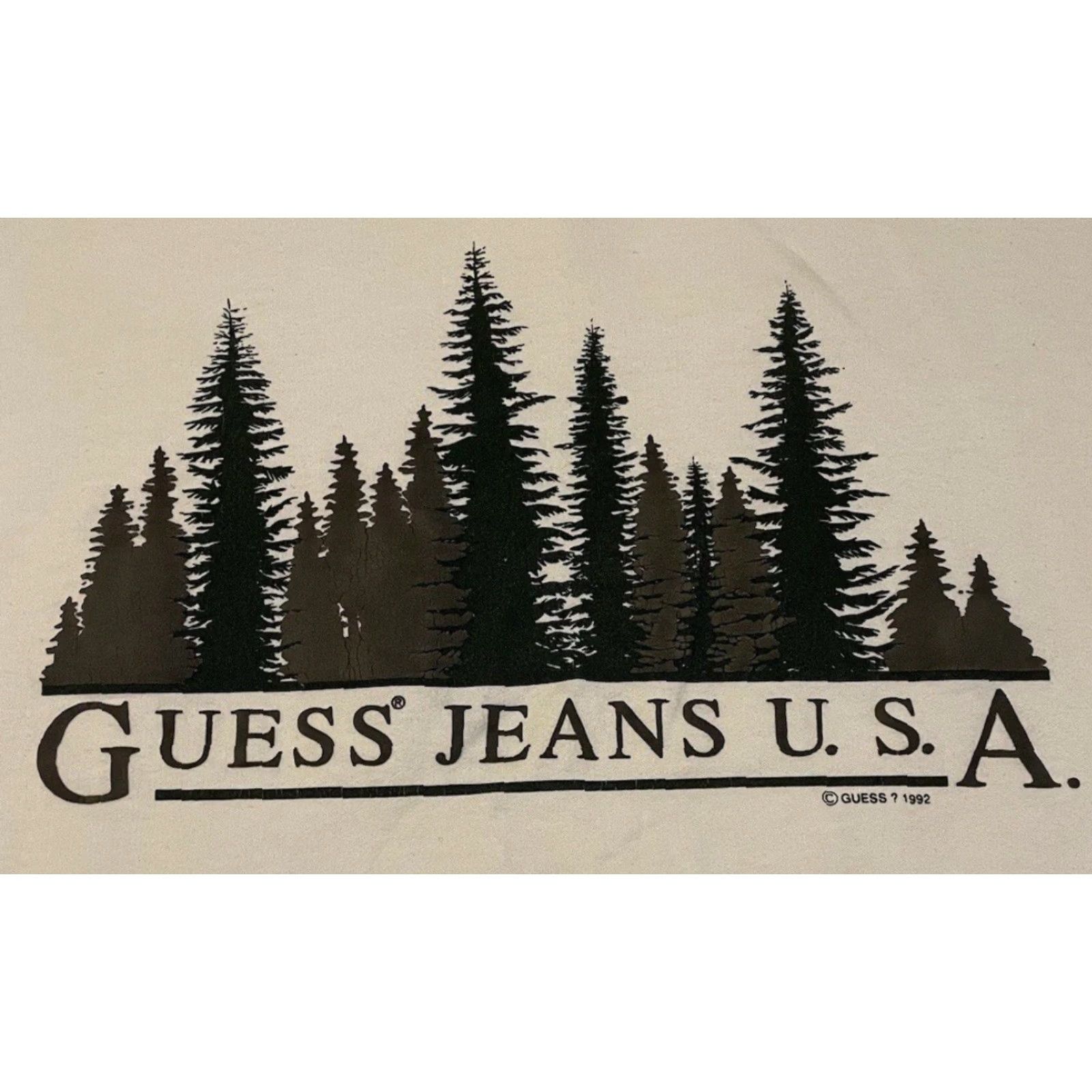 Guess Vtg 90s GUESS Jeans USA Faded Spellout Sweatshirt XS S Designer Hip Hop Grunge Hoodie Men White Size US XS / EU 42 / 0 - 2 Thumbnail