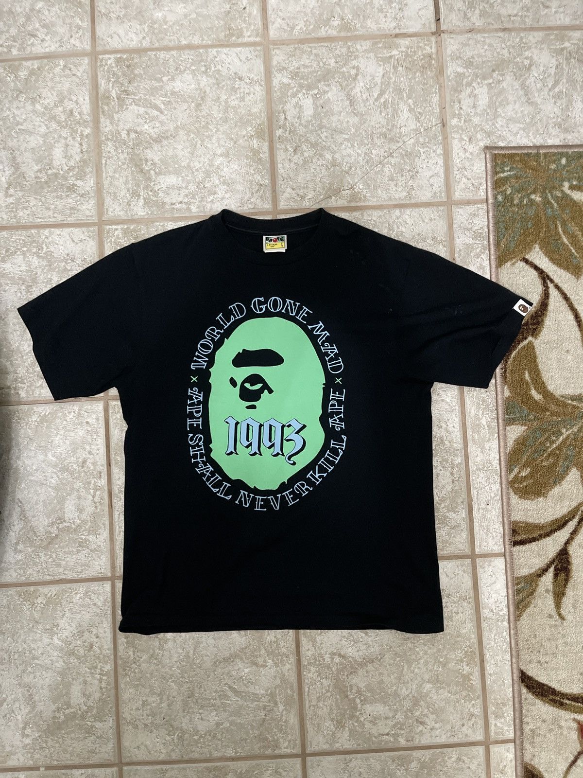 Bape World Gone Mad Tee | Grailed