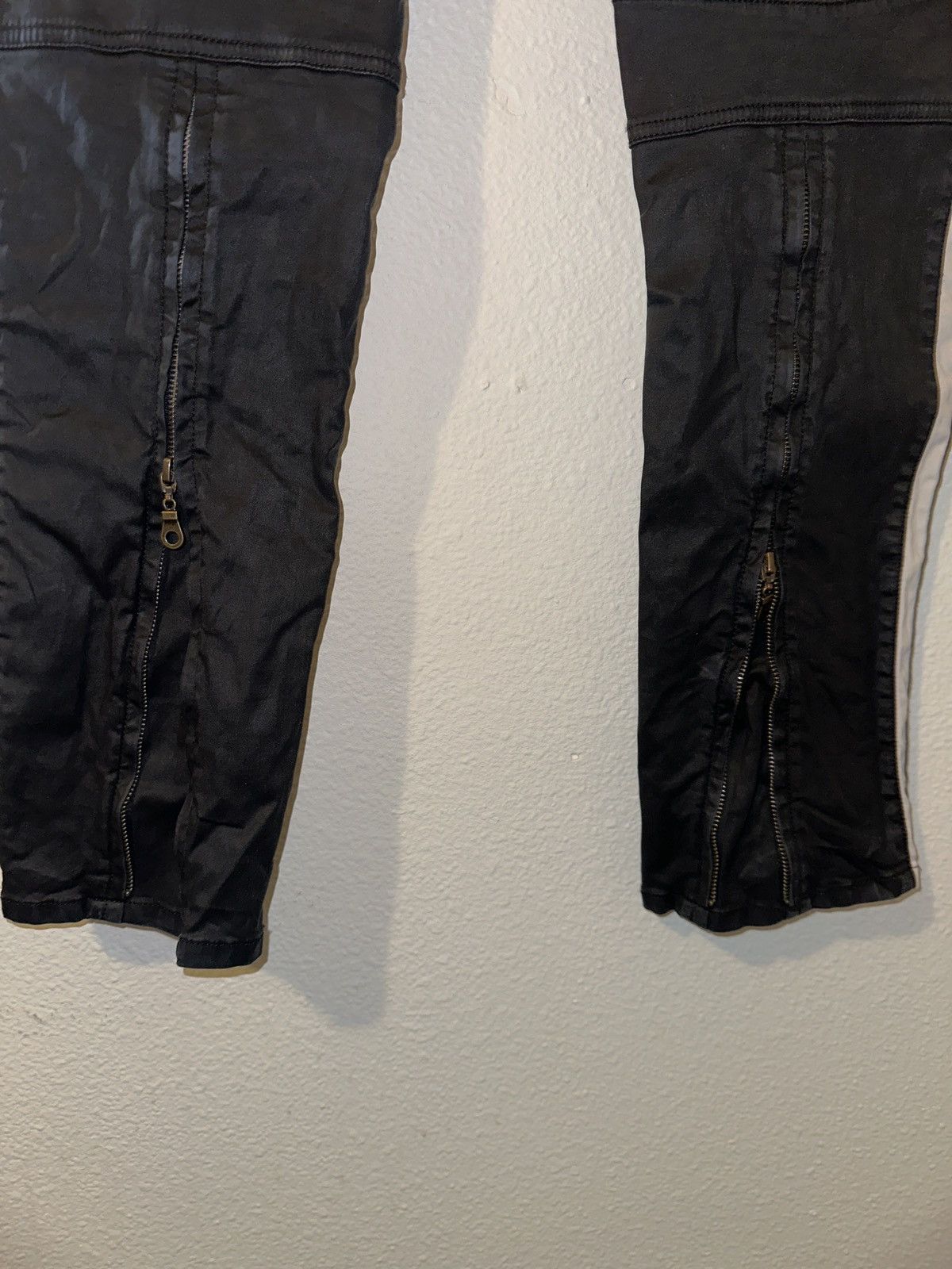 Robins Jeans 32 Robin Jeans Motorcycle Leather Jeans Size US 32 / EU 48 - 4 Thumbnail