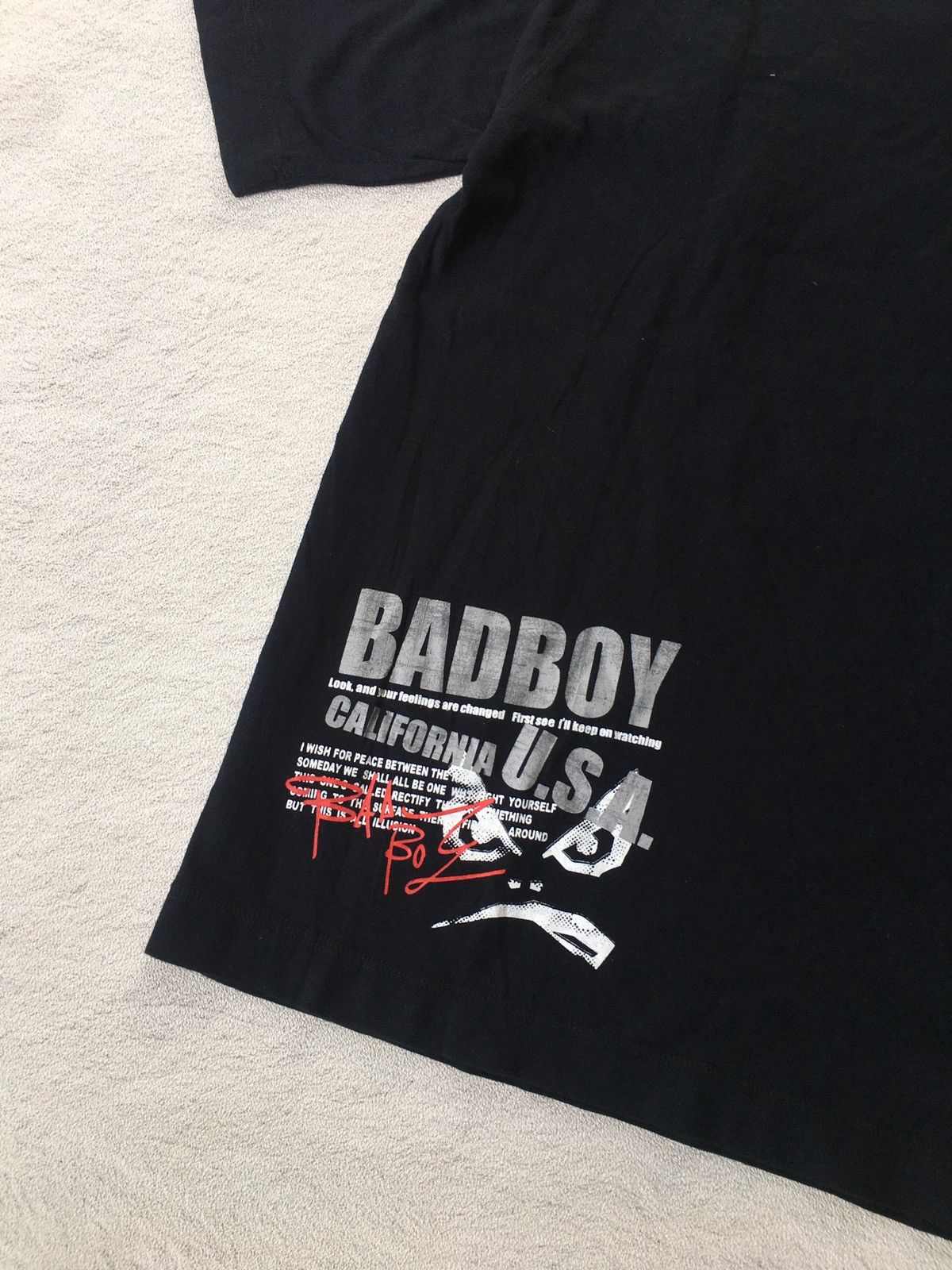 Japanese Brand 2000s Bad Boy Lace Up Tshirt Size US M / EU 48-50 / 2 - 6 Thumbnail