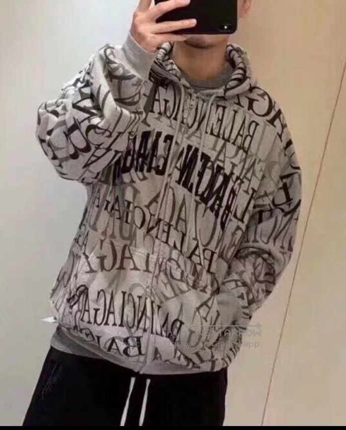 Balenciaga Balenciaga Graffiti Full Print Zip-up Jacket Size US XS / EU 42 / 0 - 9 Thumbnail