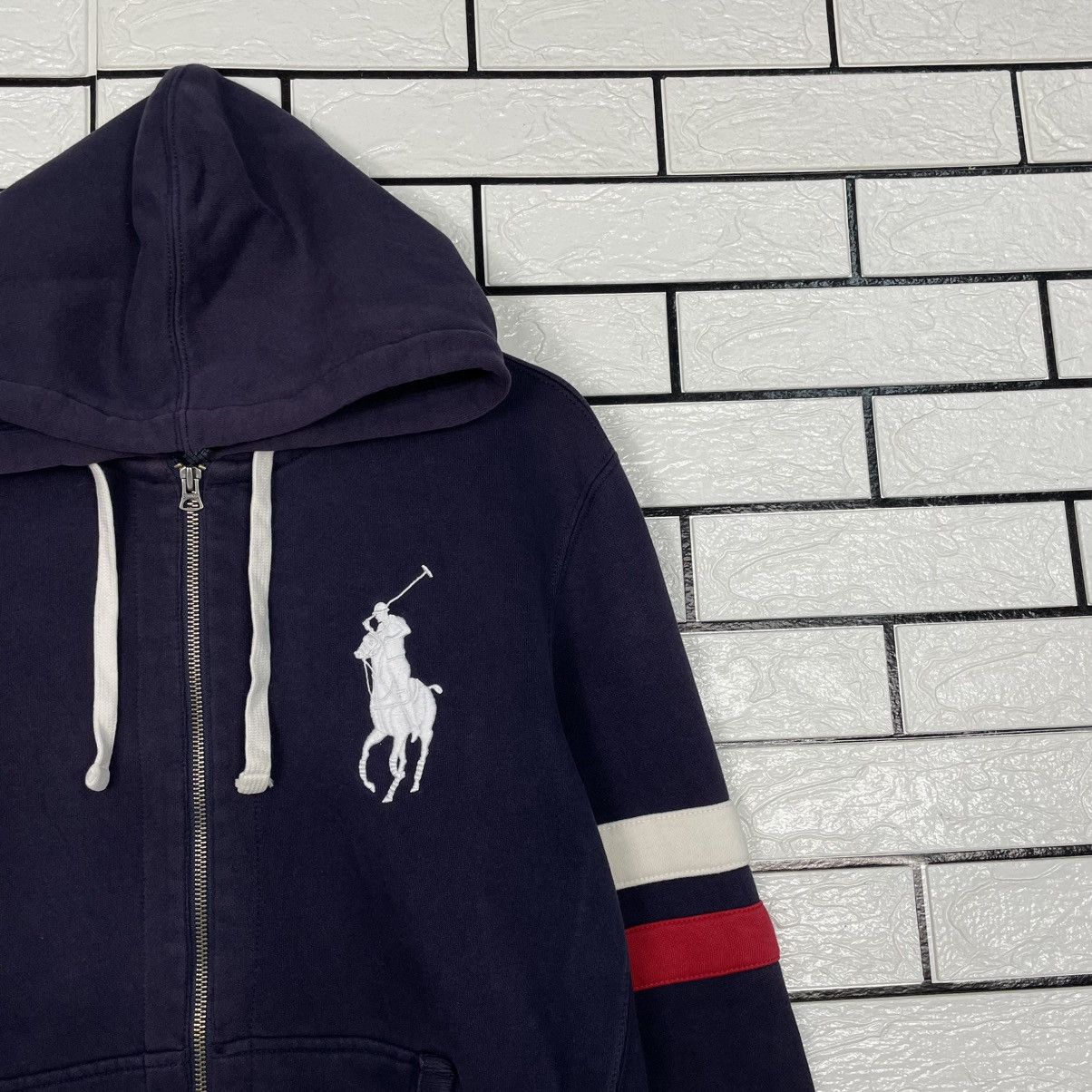 Polo Ralph Lauren Vintage Polo Ralph Lauren Zipper Hoodie Jacket Size US M / EU 48-50 / 2 - 5 Thumbnail