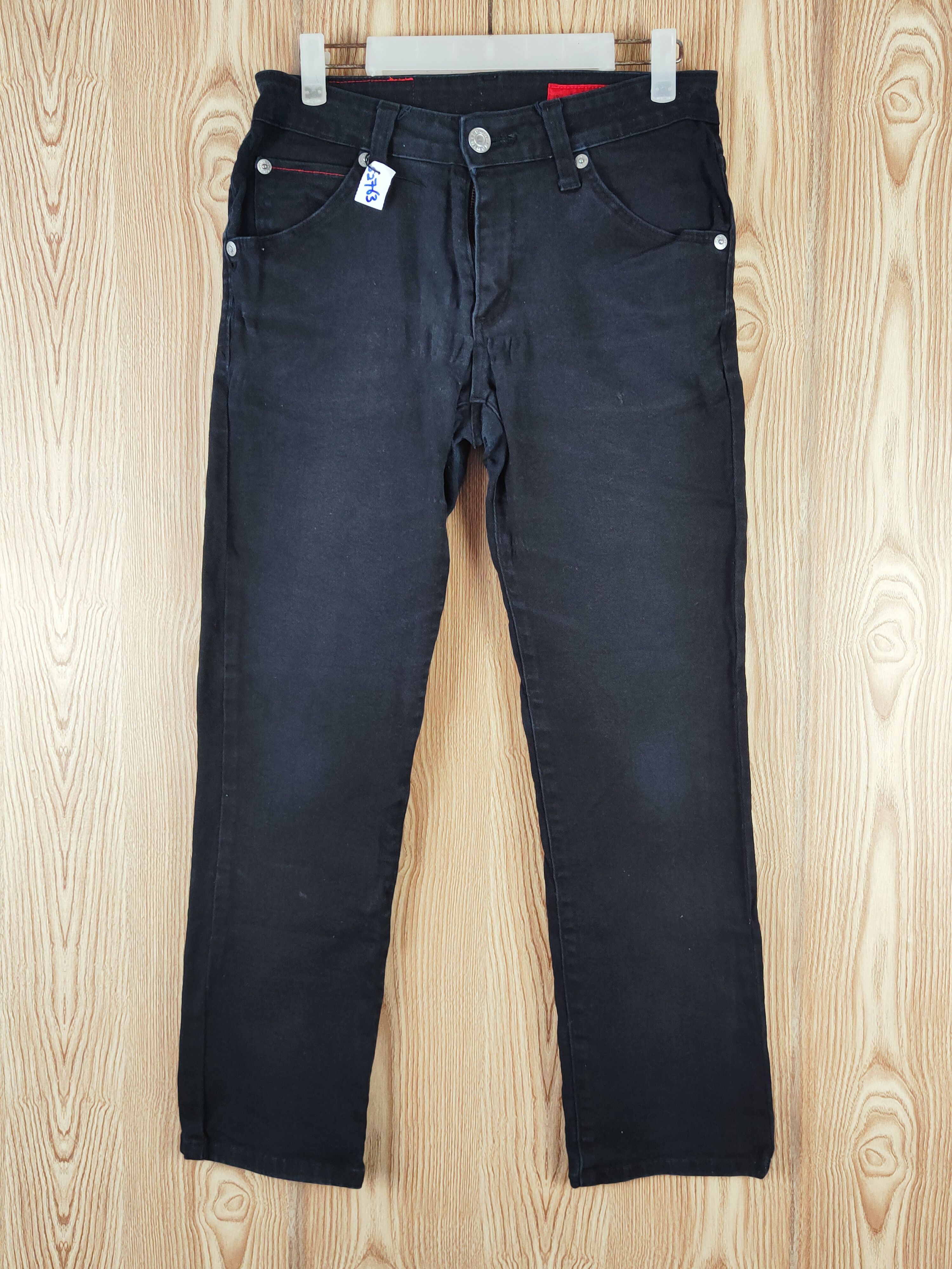 Edwin Edwin Black Distressed Ripped Jeans #S2763 Size US 29 - 1 Thumbnail