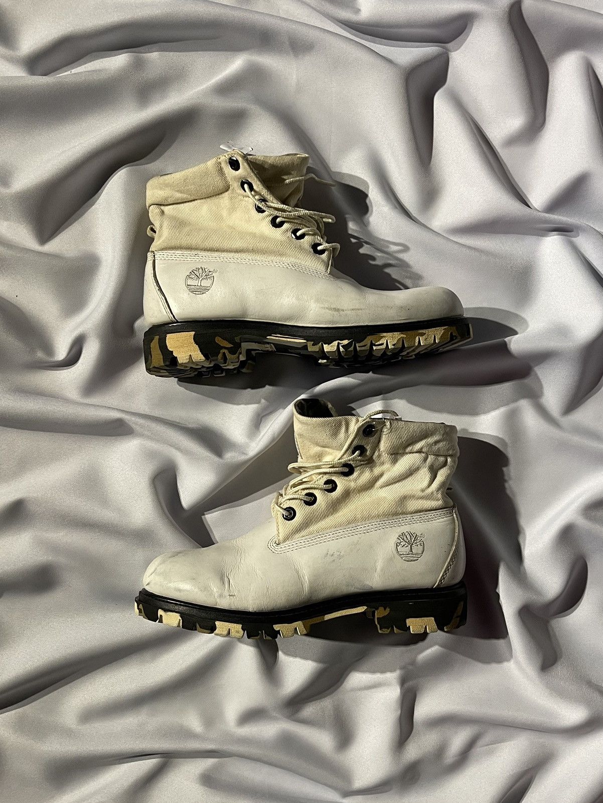 Timberland TIMBERLAND BOOTS WHITE CAMO Size US 7.5 / EU 40-41 - 2 Thumbnail