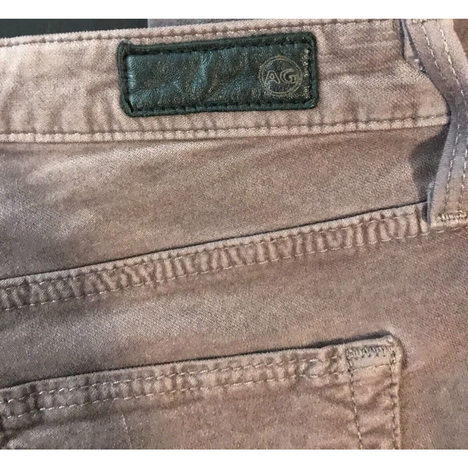 Anthropologie Anthropologie AG Adriano Goldschmied The Stevie Slim Brown Size 25" / US 0 / IT 36 - 13 Thumbnail