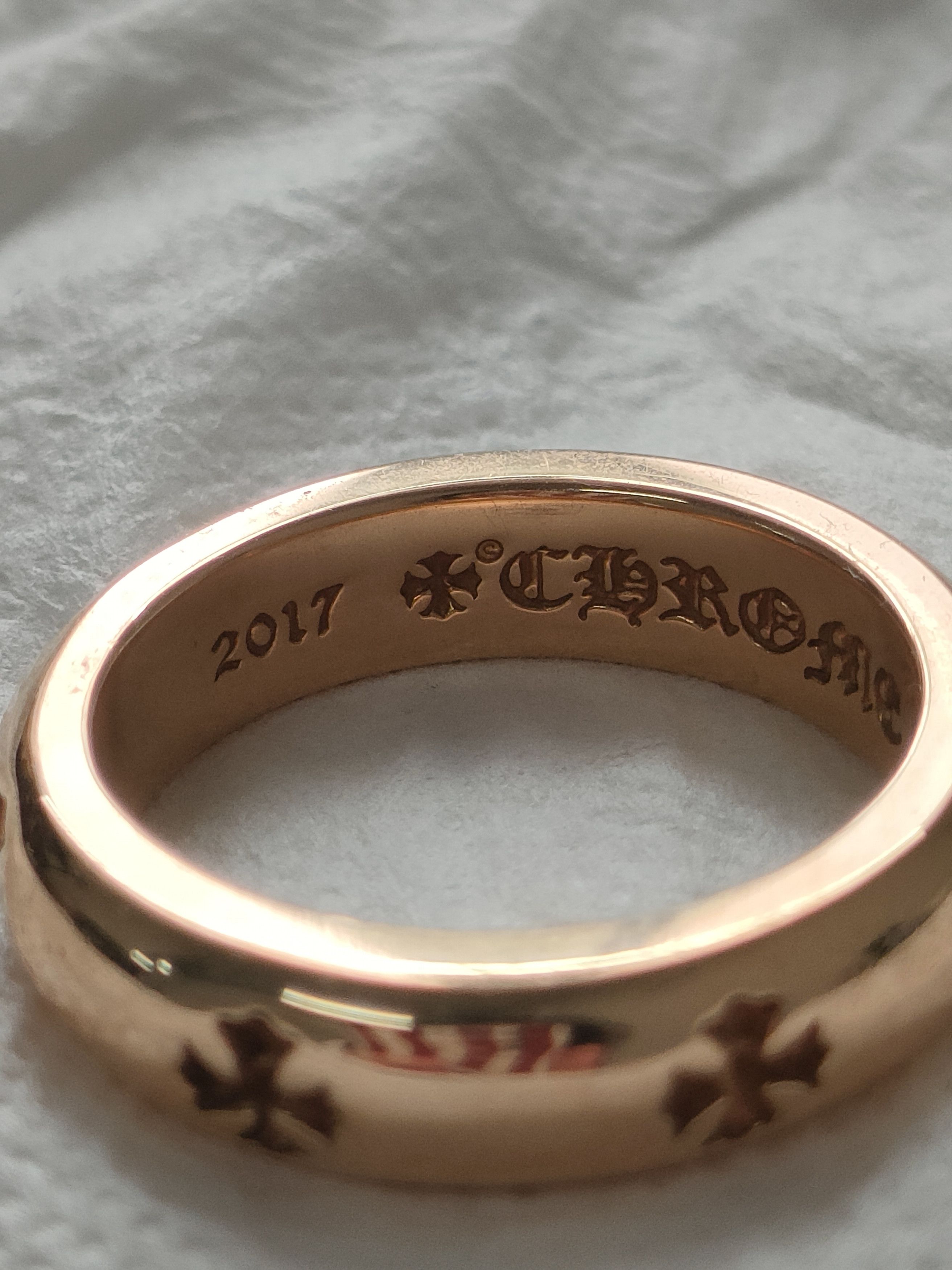 Chrome Hearts Chrome Hearts 22K Gold Negative Cross Ring Size ONE SIZE - 7 Thumbnail