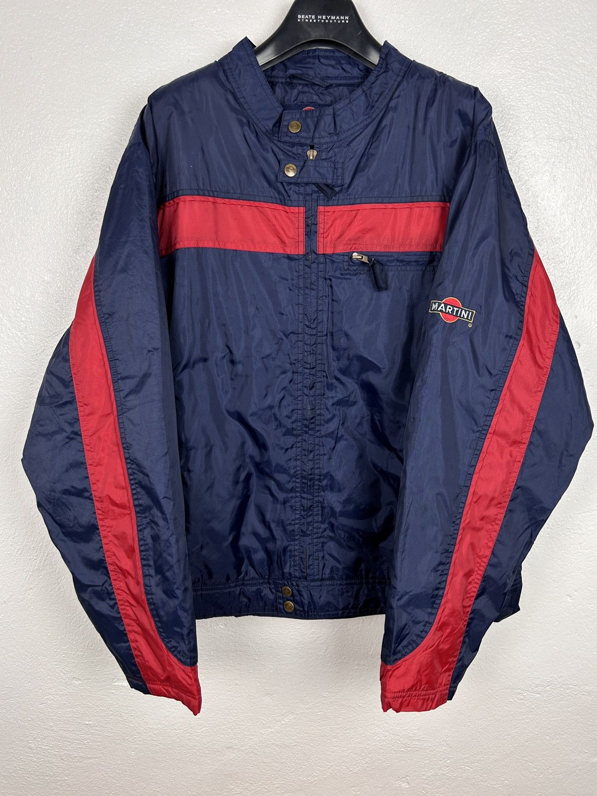 Vintage 00s Vintage Martini Racing Embroidered Logo Jacket Size US L / EU 52-54 / 3 - 1 Thumbnail