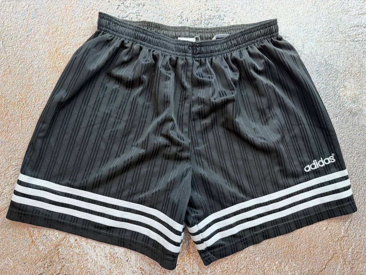 Adidas Vintage adidas shiny shorts Size US 34 / EU 50 - 1 Thumbnail