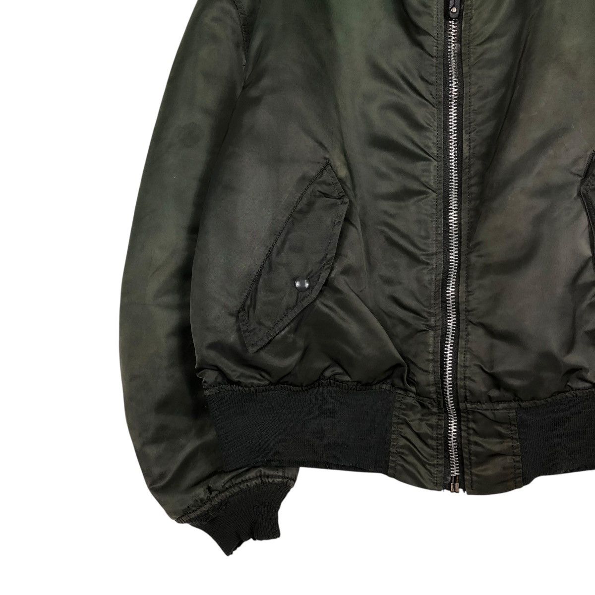 Vintage 🔥VTG REVERSIBLE MA-1 BOMBER JACKET ALPHA INDUSTRIES USA Size US L / EU 52-54 / 3 - 6 Thumbnail