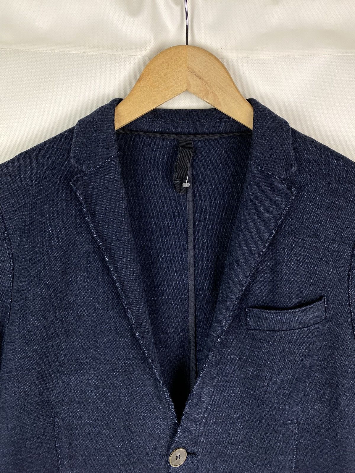Harris Wharf London Harris Wharf London cotton linen unlined blazer jacket Size 40R - 9 Thumbnail