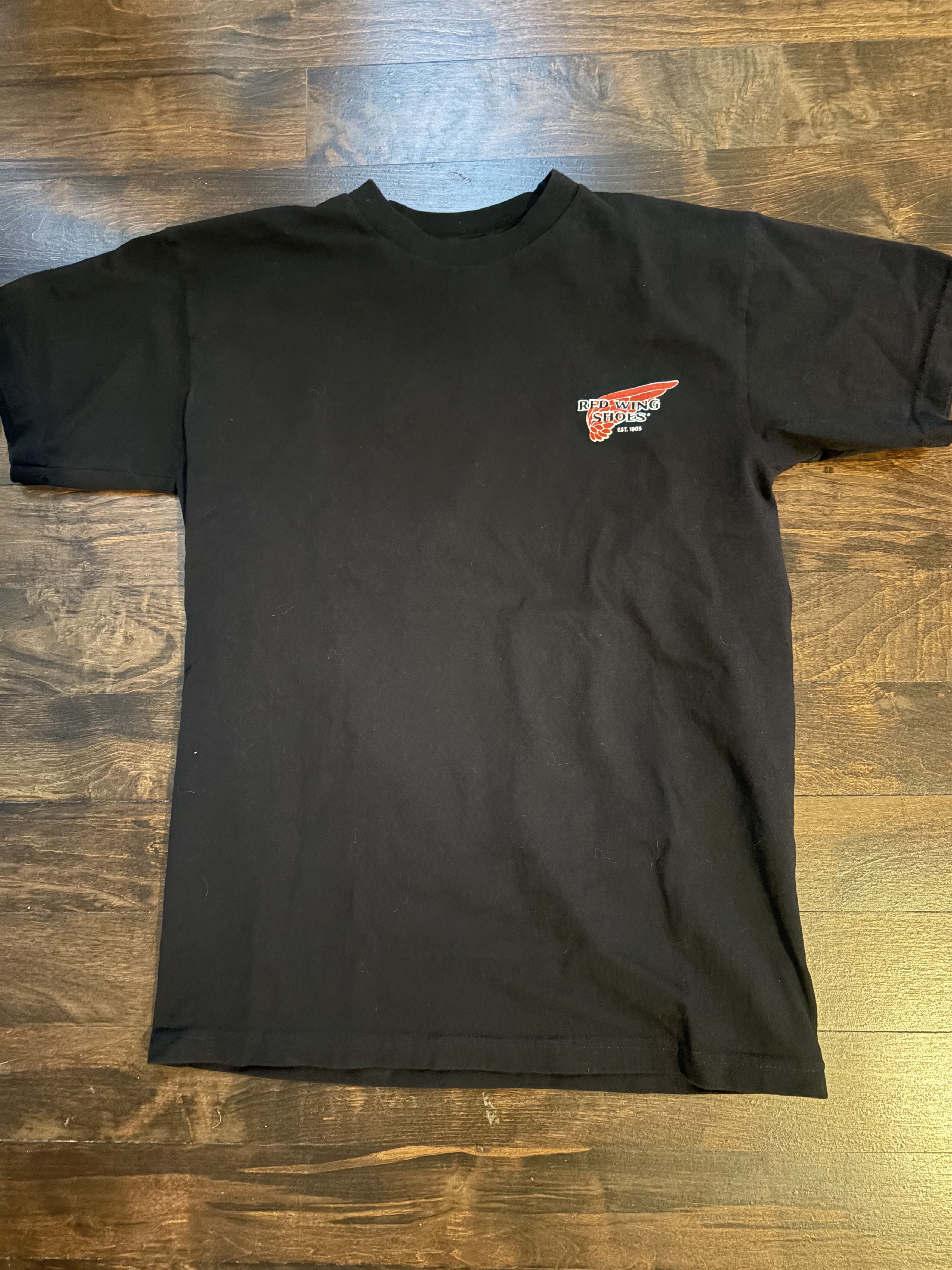 Red Wing Redwing Boots Shop T-Shirt - Black Size US M / EU 48-50 / 2 - 2 Thumbnail