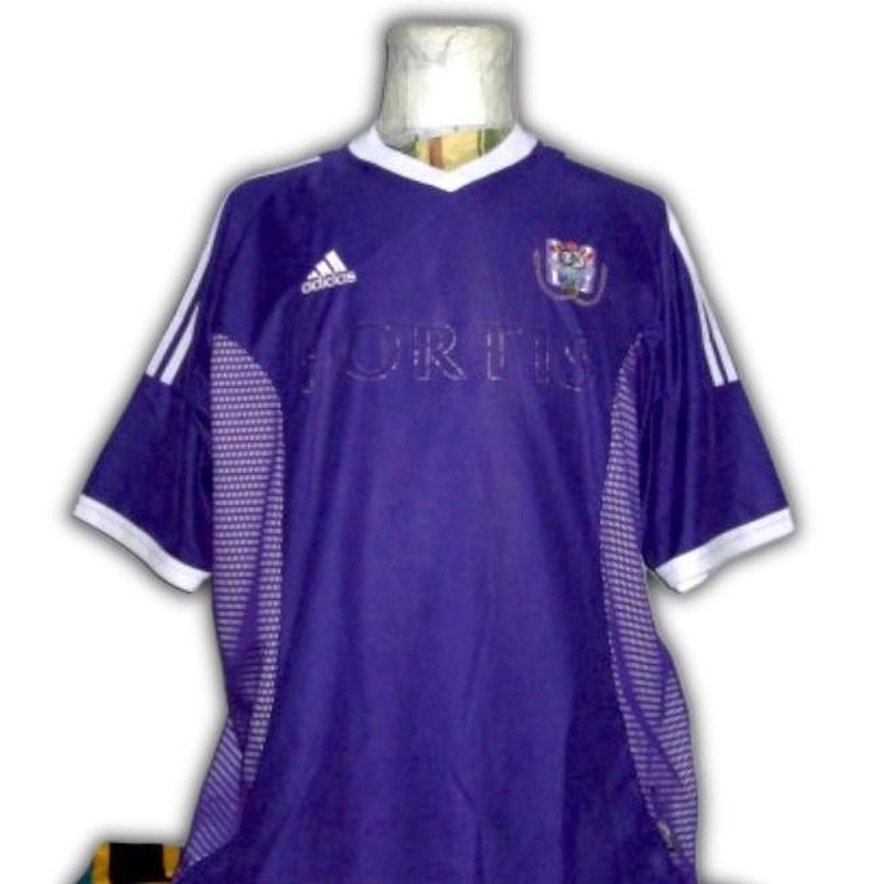 Adidas RSC Anderlecht Belgium 2002 2003 Home Shirt Jersey maillot Size US XL / EU 56 / 4 - 1 Thumbnail
