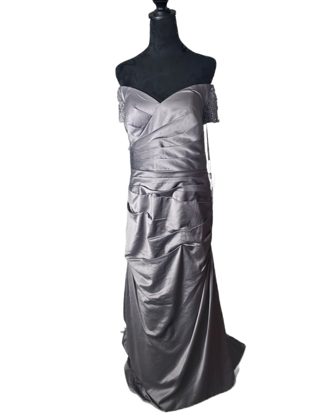 Other Women's La Femme Dress, Gray, Size 12 Size XL / US 12-14 / IT 48-50 - 4 Thumbnail